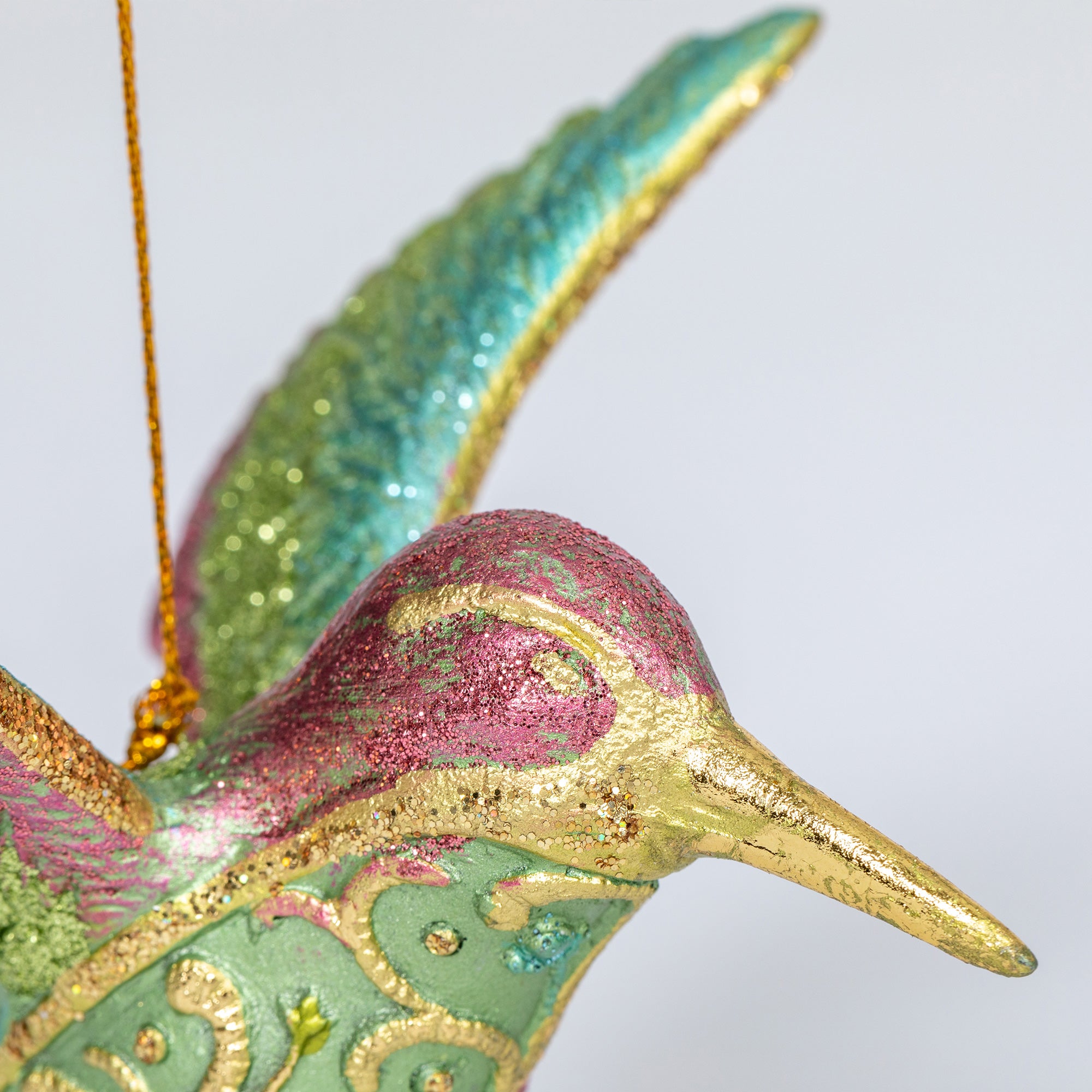 Premium Handmade Hummingbird Ornament - Fair Trade, Vibrant Colors
