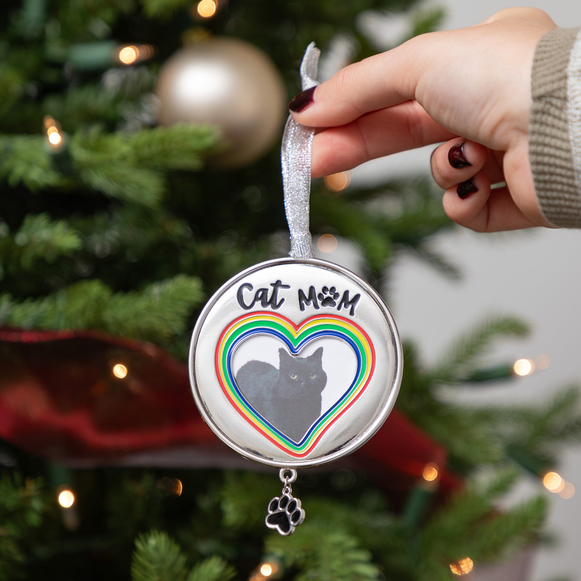 Premium Pet Mom Keepsake Photo Ornament