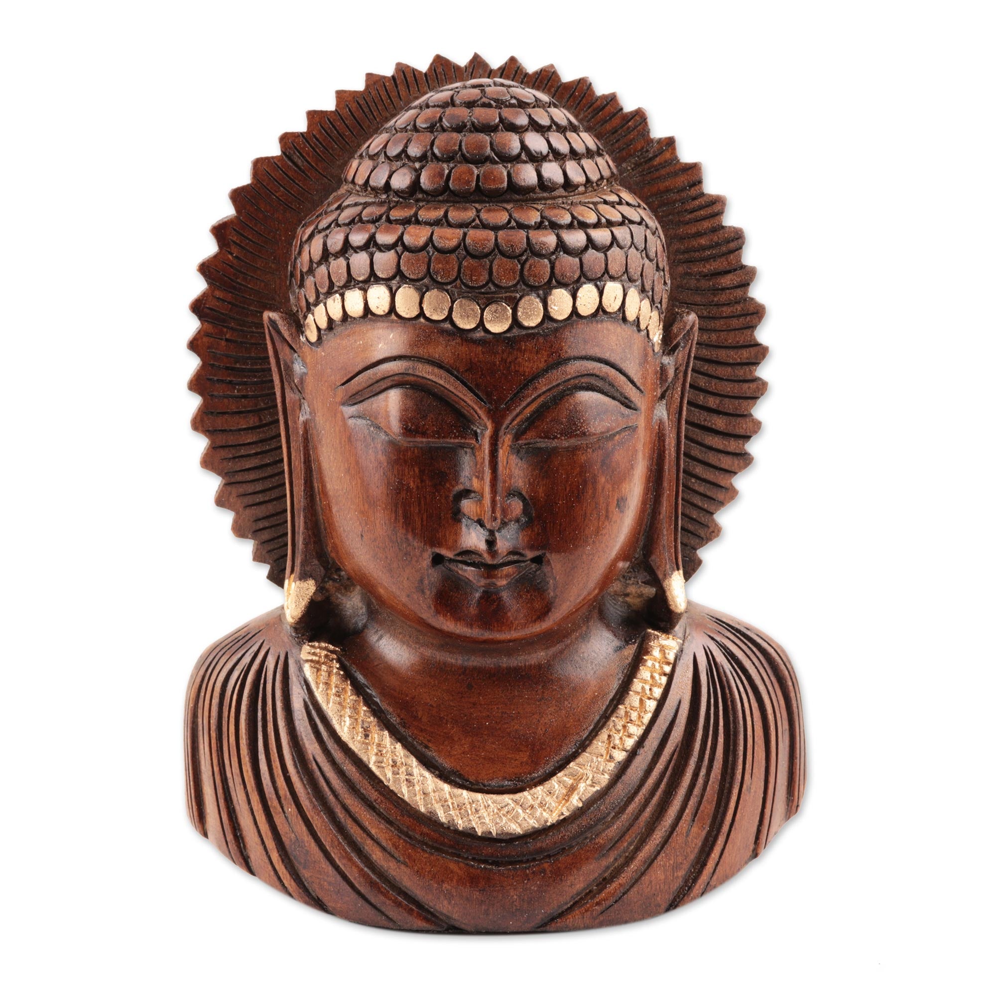 Premium Hand-Carved Indian Buddha Sculpture – Eco-Friendly & Antique Finish