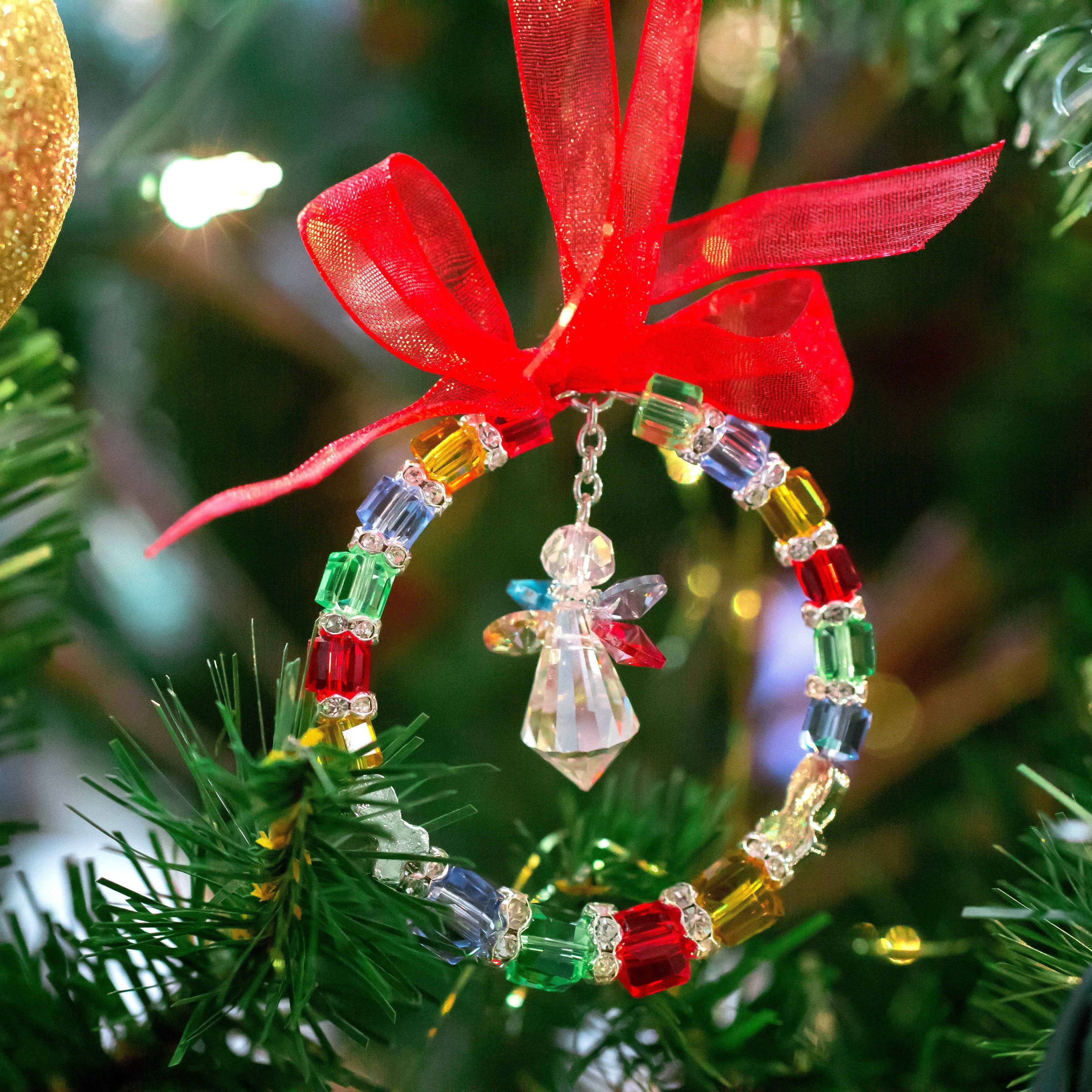 Premium Free Spirited Angel Autism Awareness Ornament