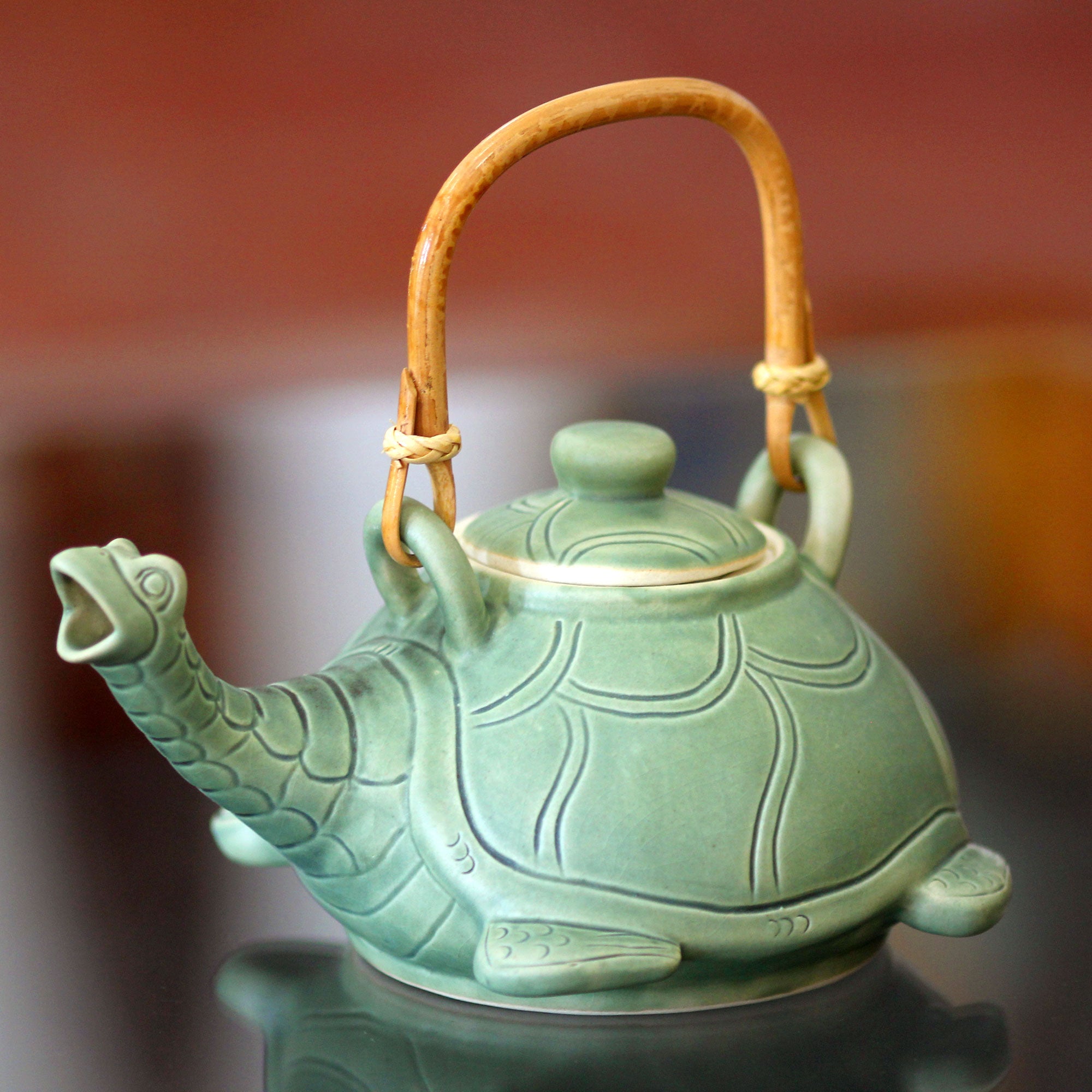 Premium Ceramic Turtle Teapot - Ultimate Teatime Companion