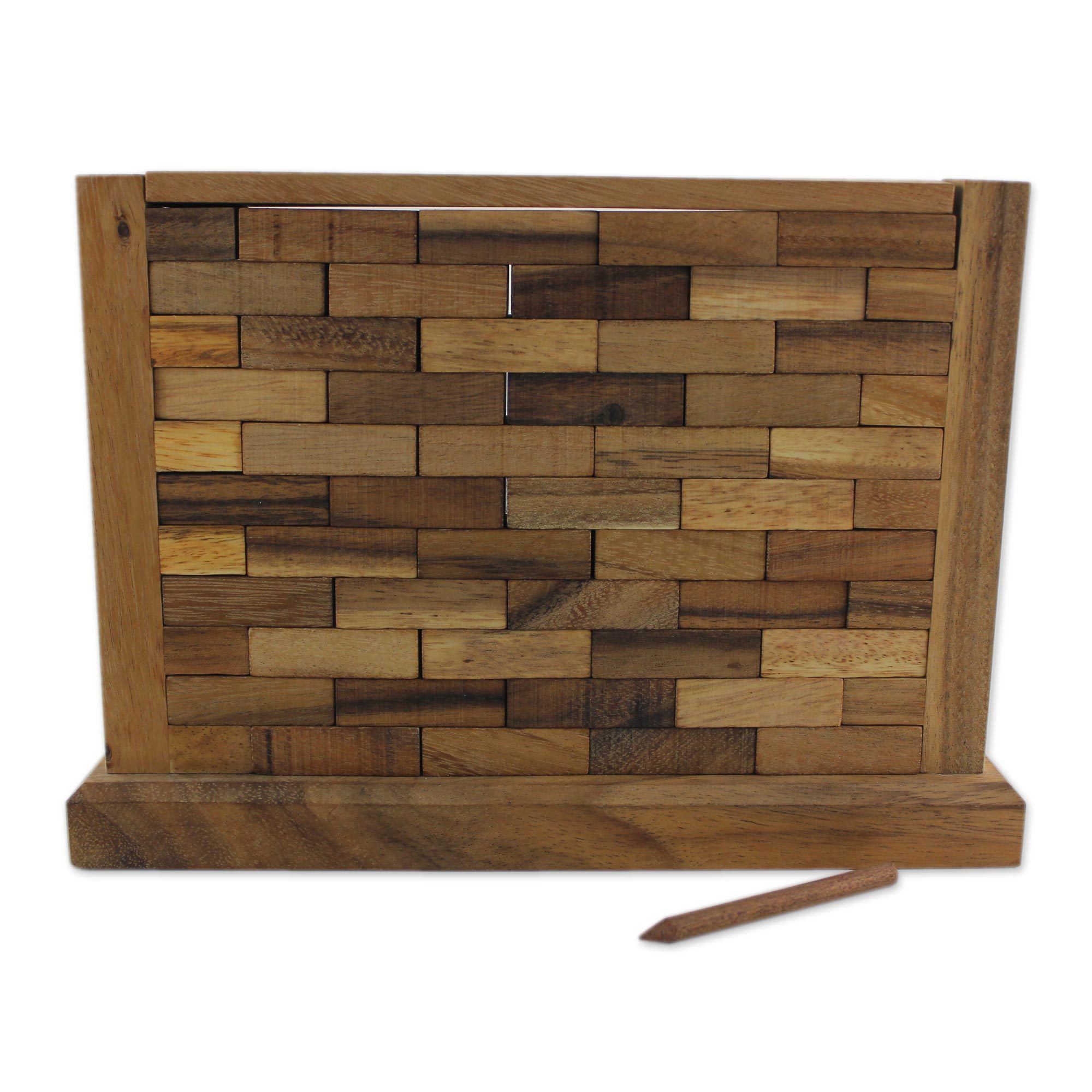 Premium Handcrafted Wooden Stacking Wall Game - Ultimate Family Fun