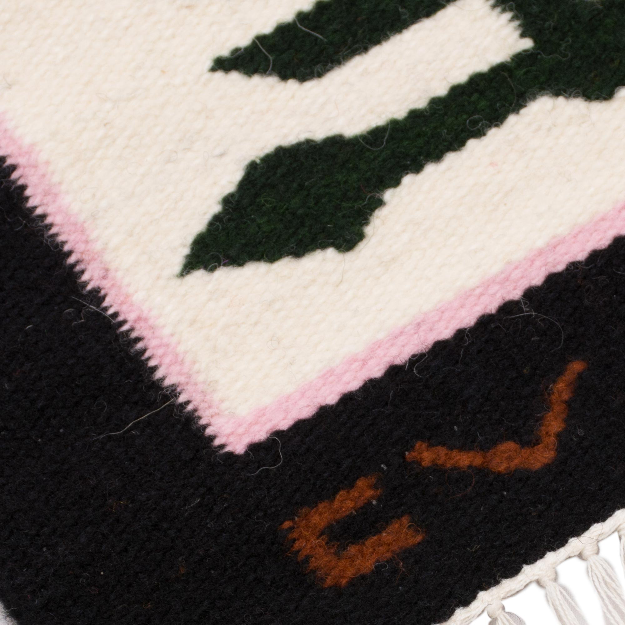 Premium Fair Trade Hummingbird Wool Tapestry - Winter Andean Art