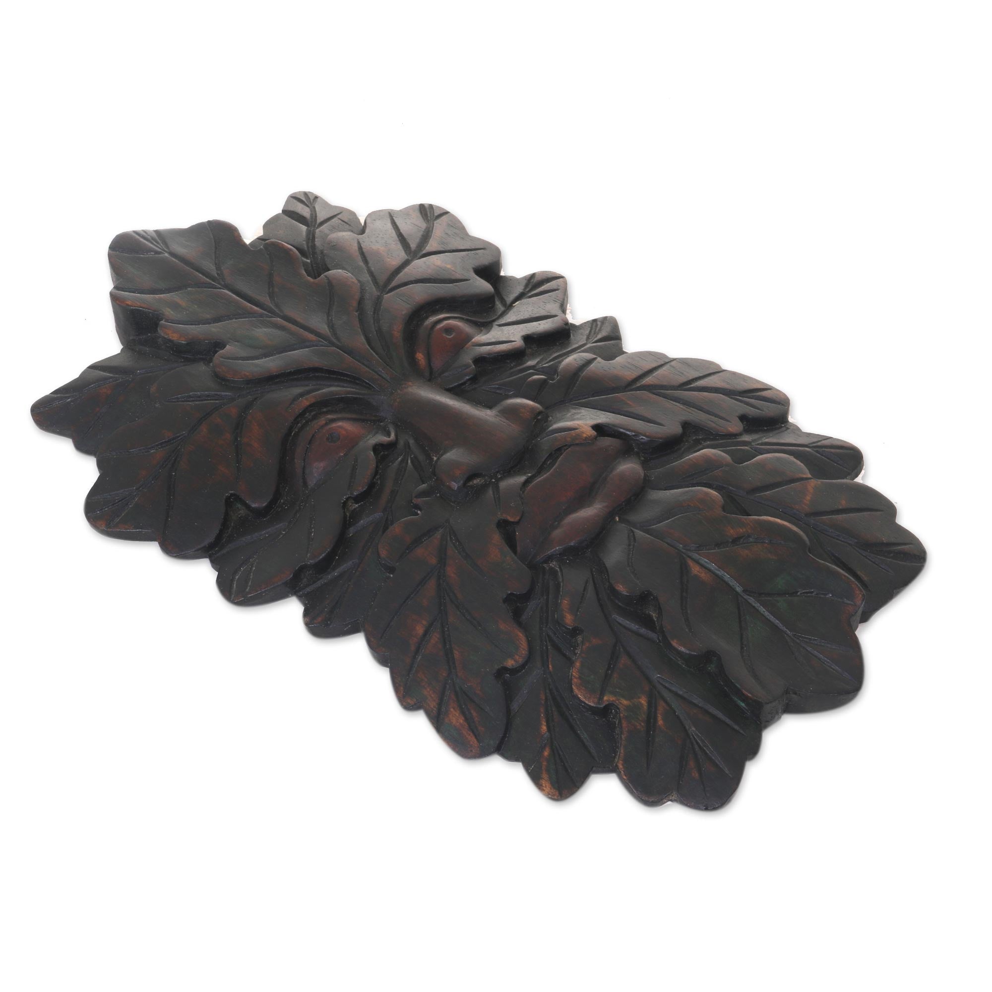 Premium Jaka Tarub Legend Wood Mask - Handcrafted Wall Art