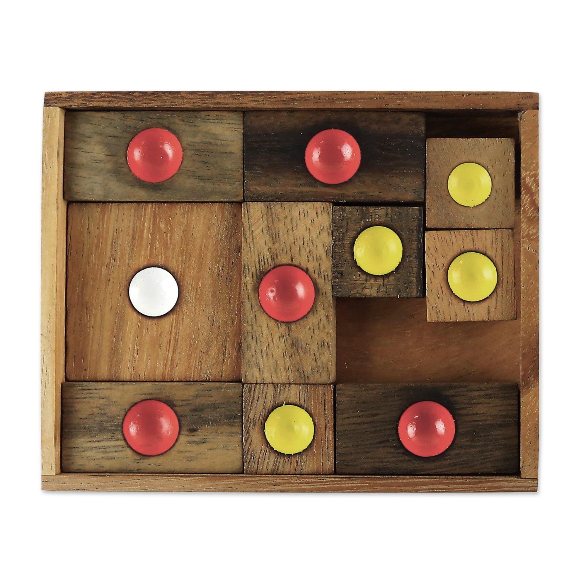 Premium Escape: Handcrafted Rain Tree Wood Puzzle from Thailand