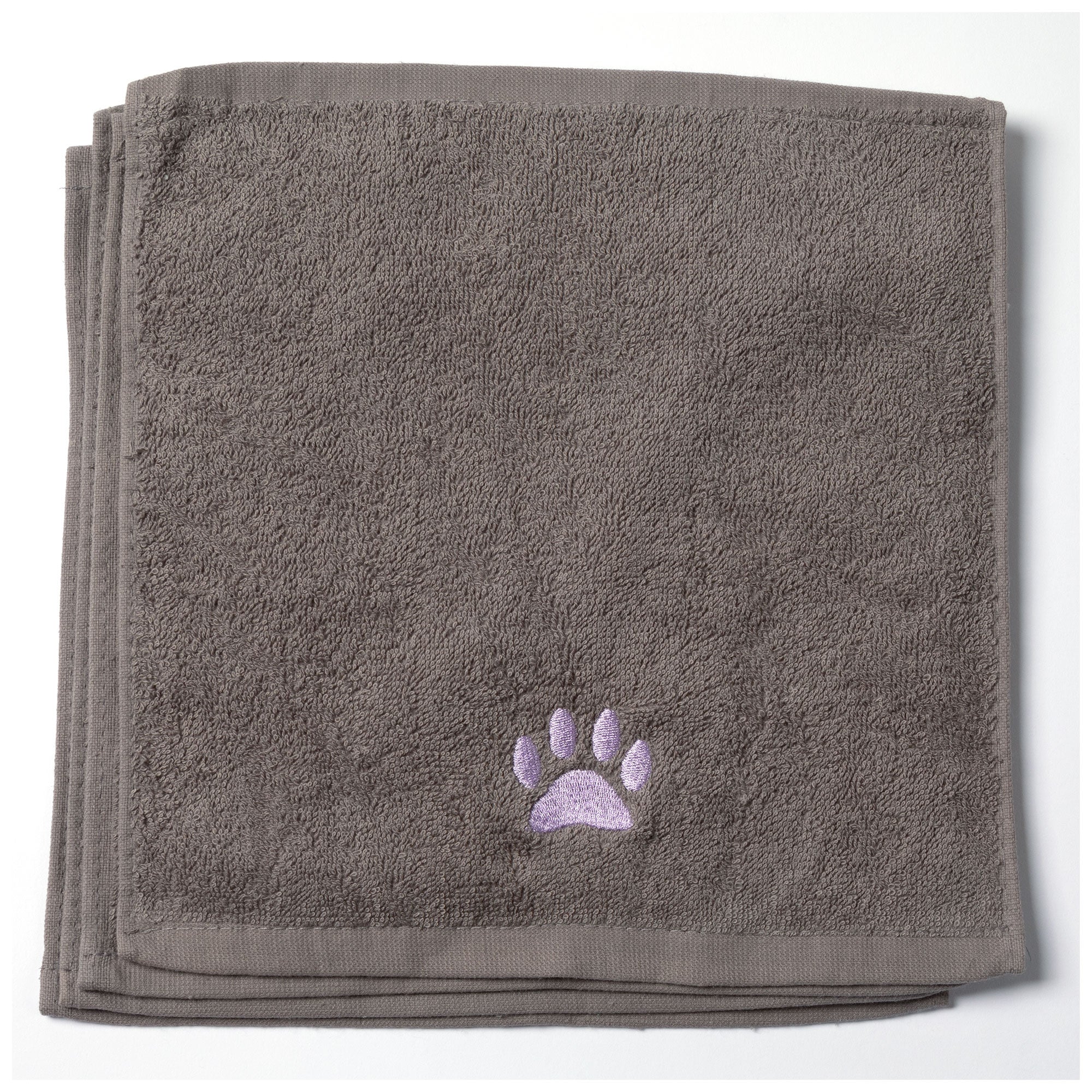 Premium Embroidered Paw Wash Cloth Set - Upgrade Your Bathroom Essentials