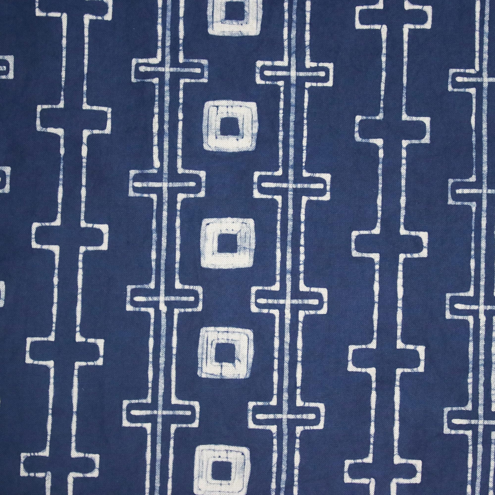 Premium Handcrafted Indigo & White Cotton Batik Table Runner - Ultimate Home Decor Upgrade