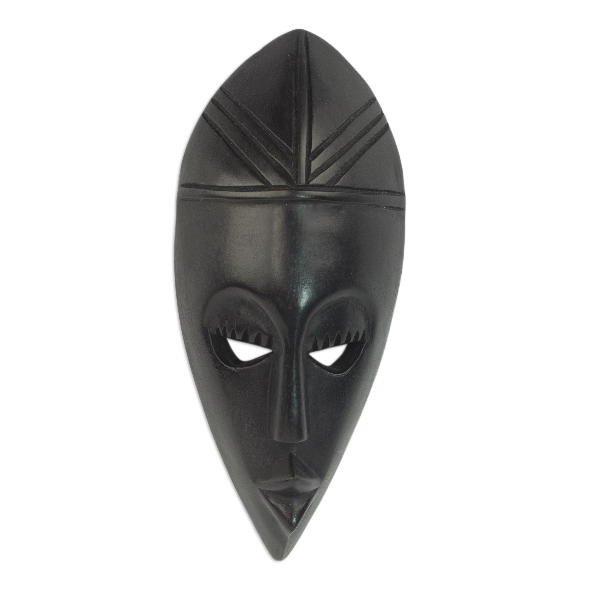 Premium African Wood Mask by Nana Frimpong