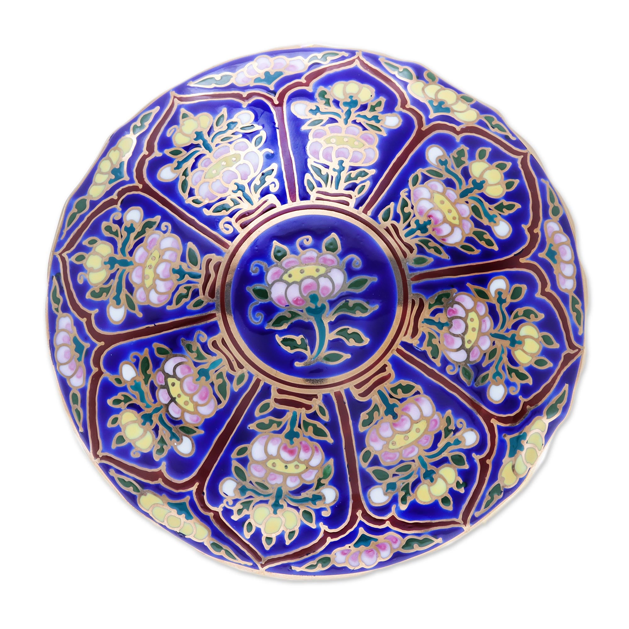 Premium Royal Benjarong Gilded Porcelain Treasure Box