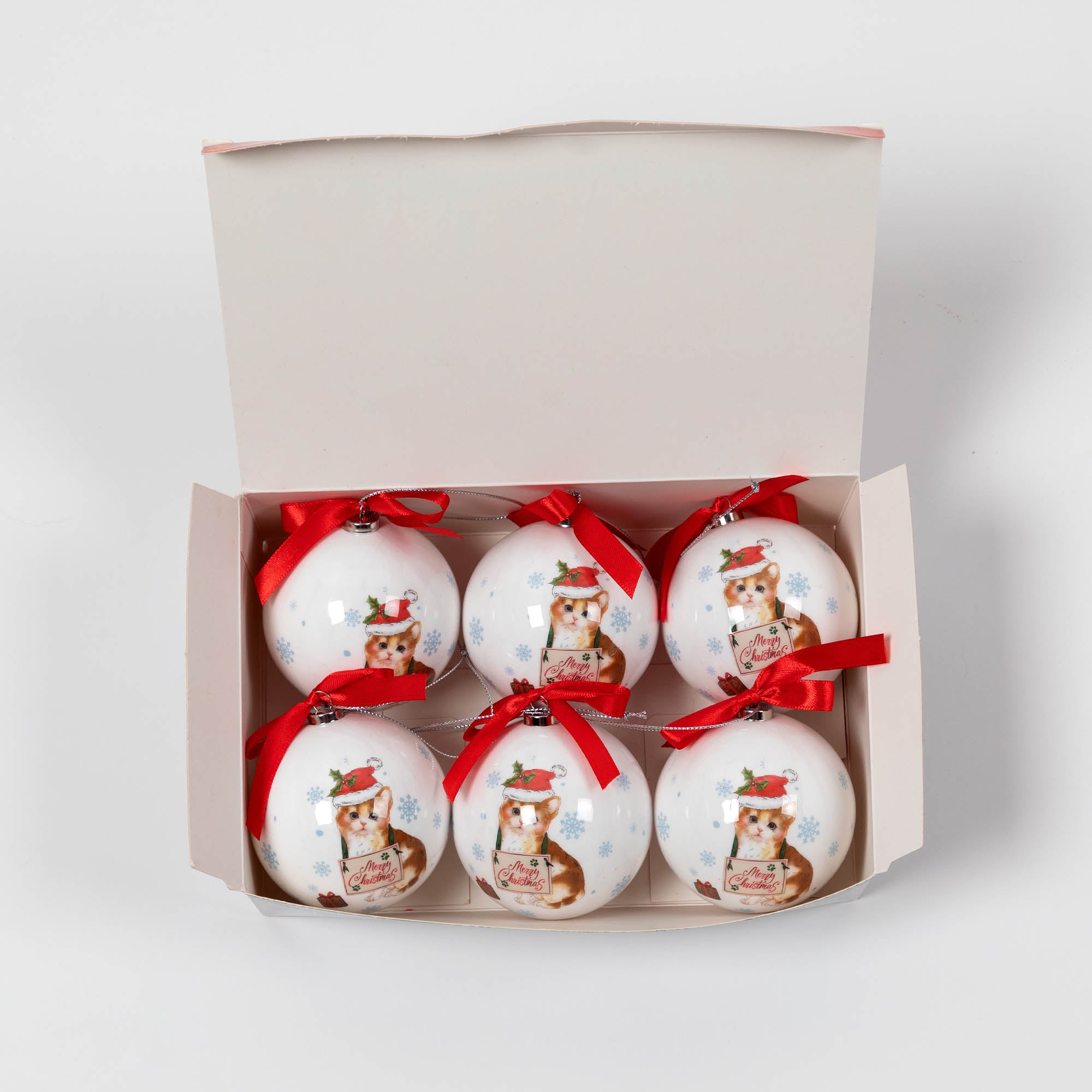 Premium Merry Christmas Pet Ornaments - Ultimate Set of 6