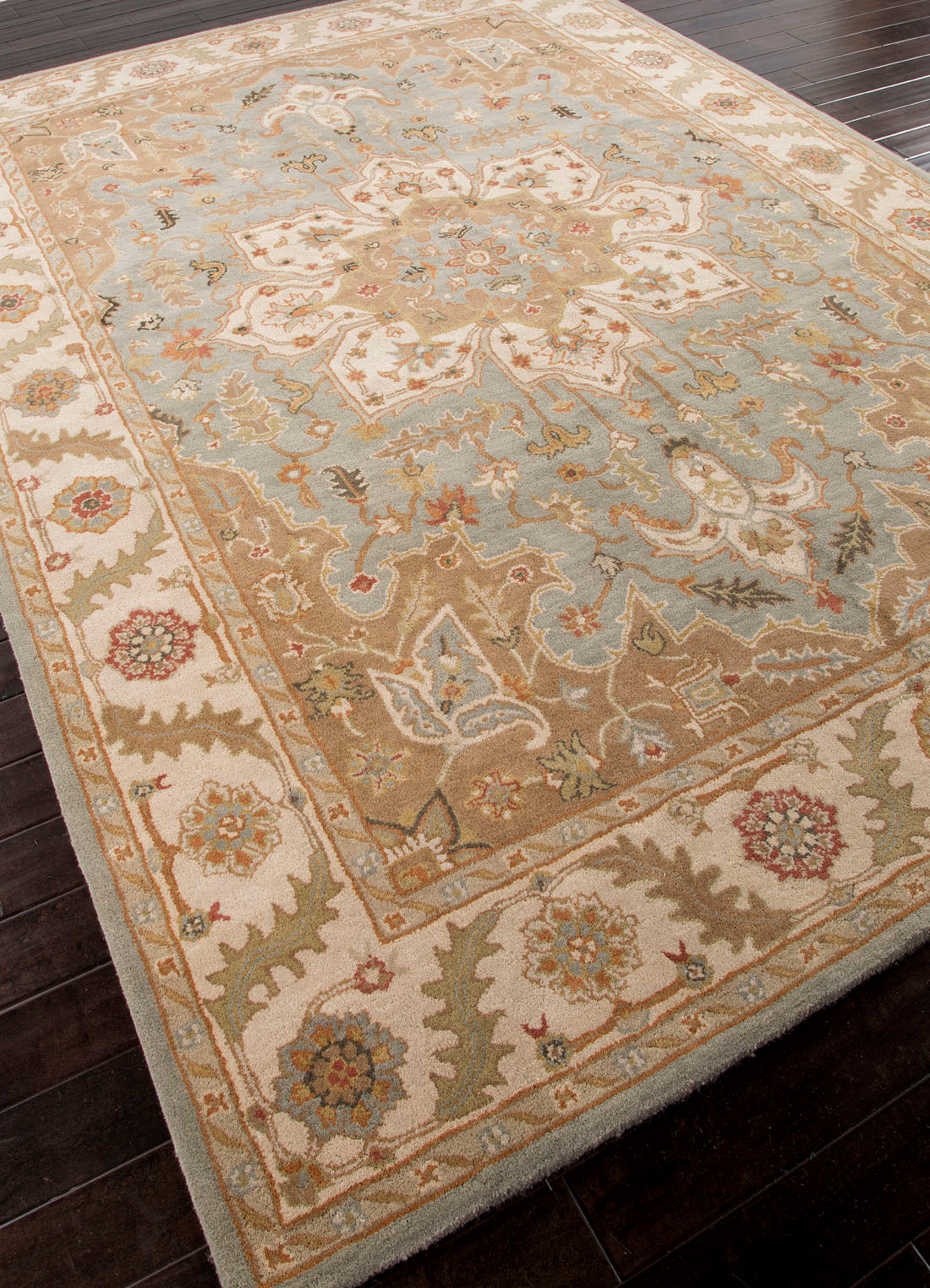 Premium Province Classic Oriental Grey/Ivory Wool Area Rug - Ultimate Comfort & Style