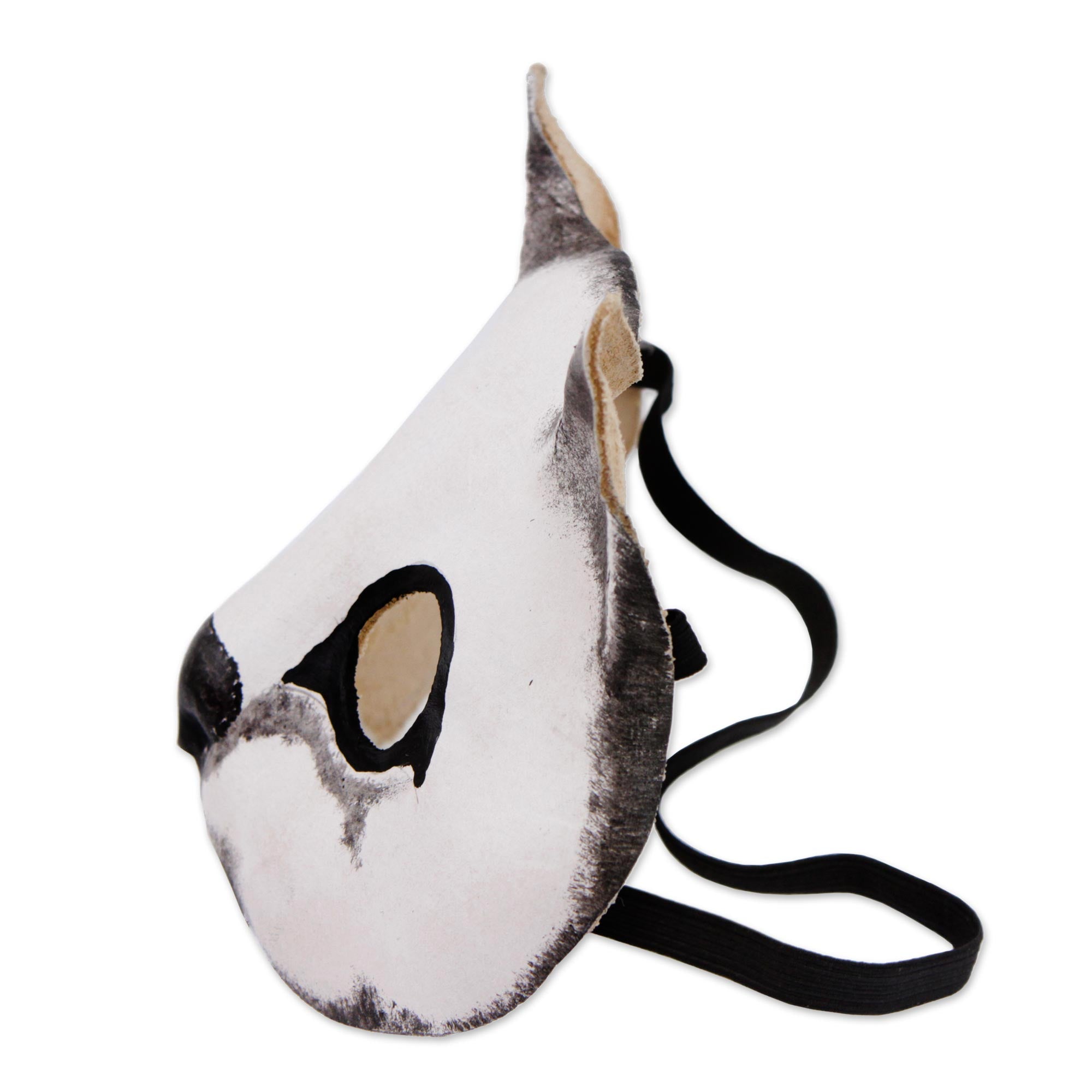 Premium Handcrafted Brazilian Cat Mask - Fierce Feline Artisan Leather