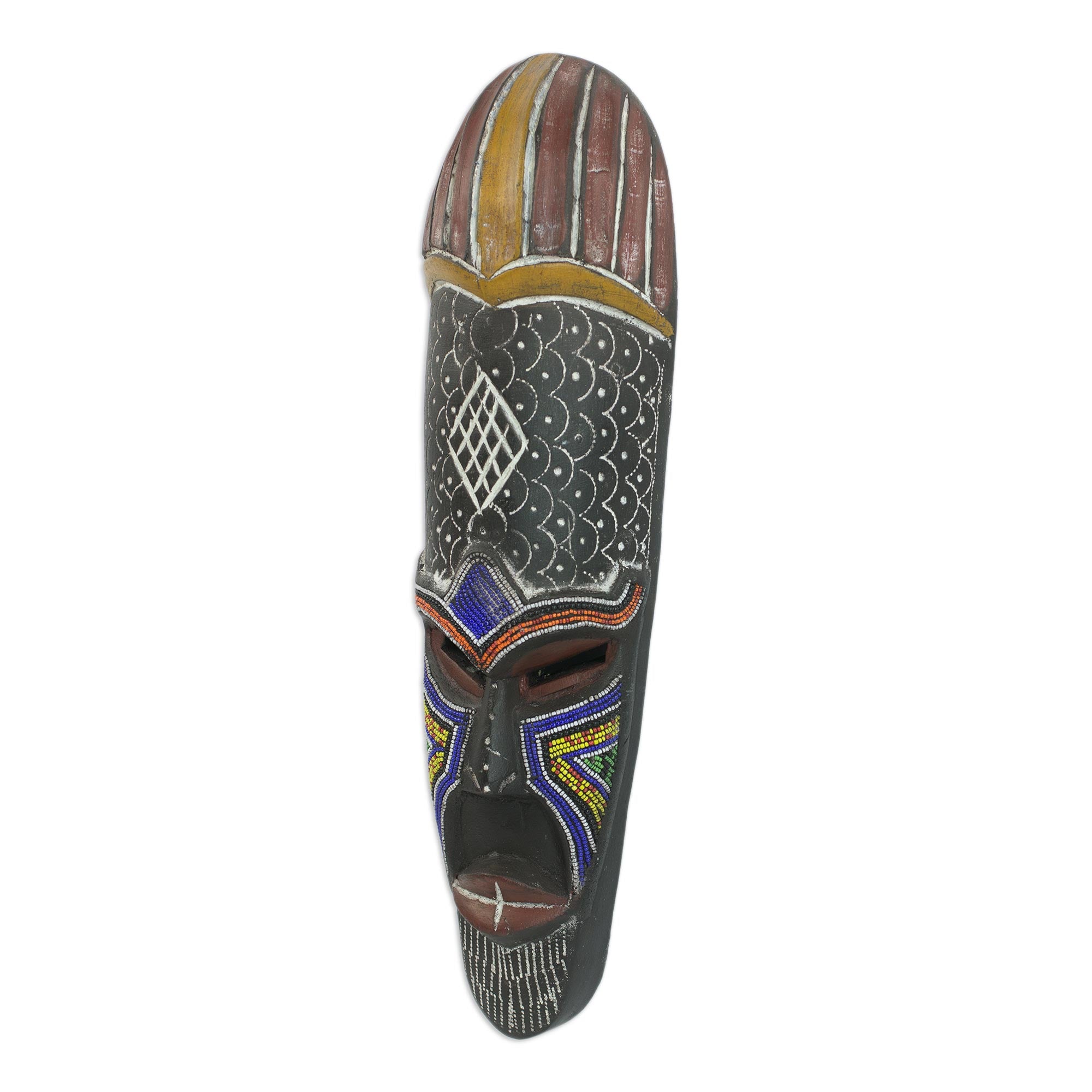 Premium African Wood Mask - God's Bounty