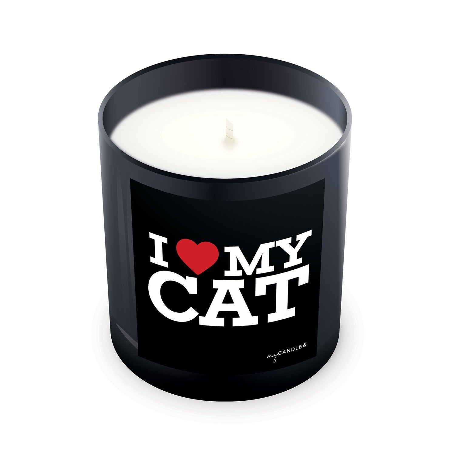 Premium I Heart My Cat Candle - Ultimate Pet Lover's Gift