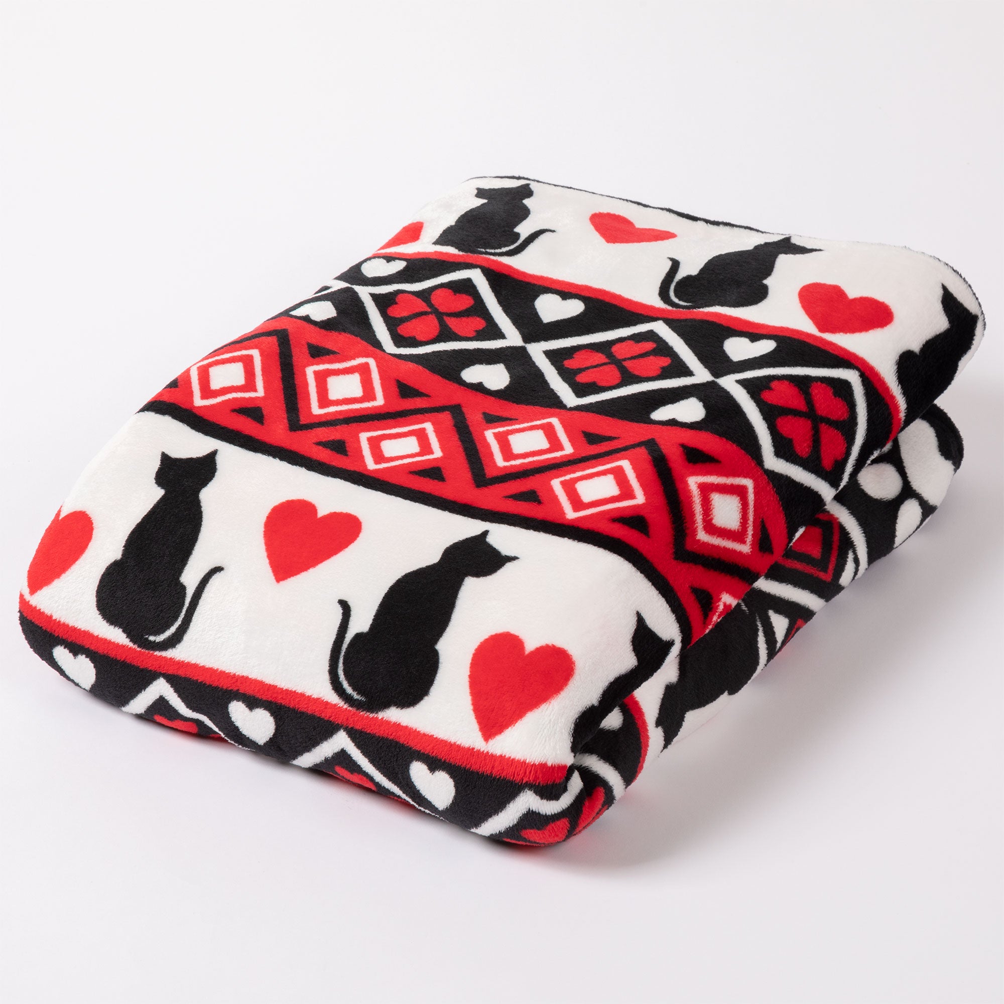 Premium Hearts & Paws Ultra-Soft Fleece Blanket