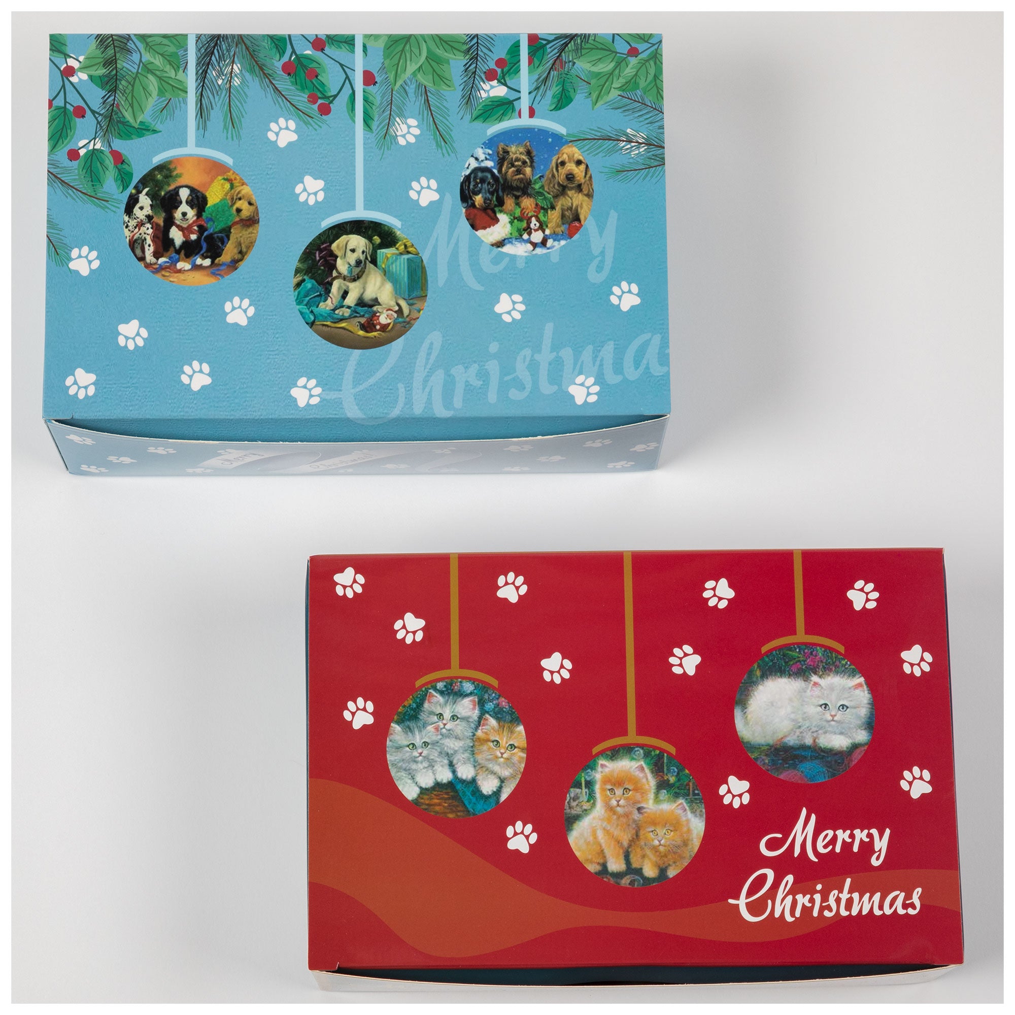 Premium Pet Lovers Christmas Ornament Set - 6 Piece Collection