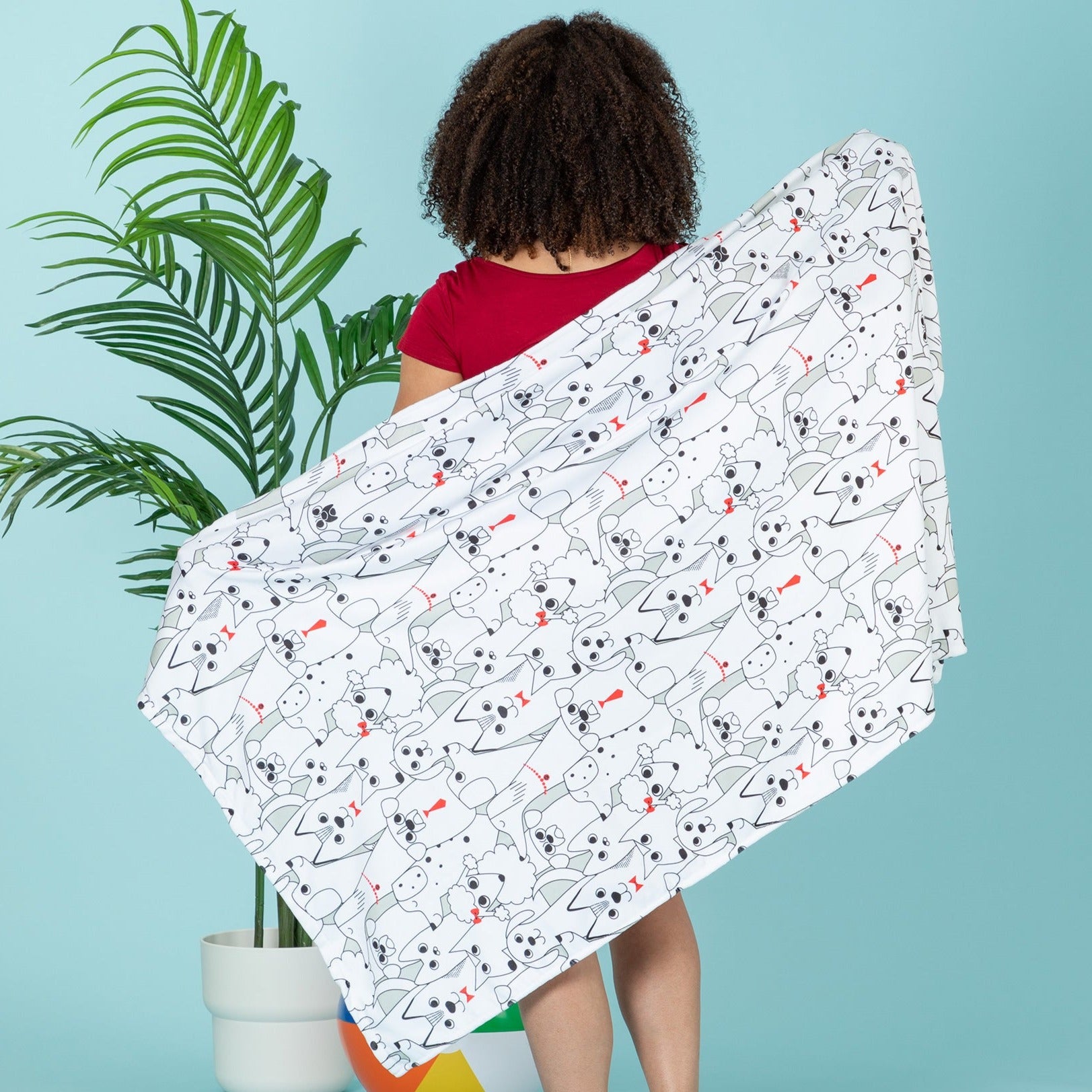 Premium Paw Print Oversized Quick-Dry Towel