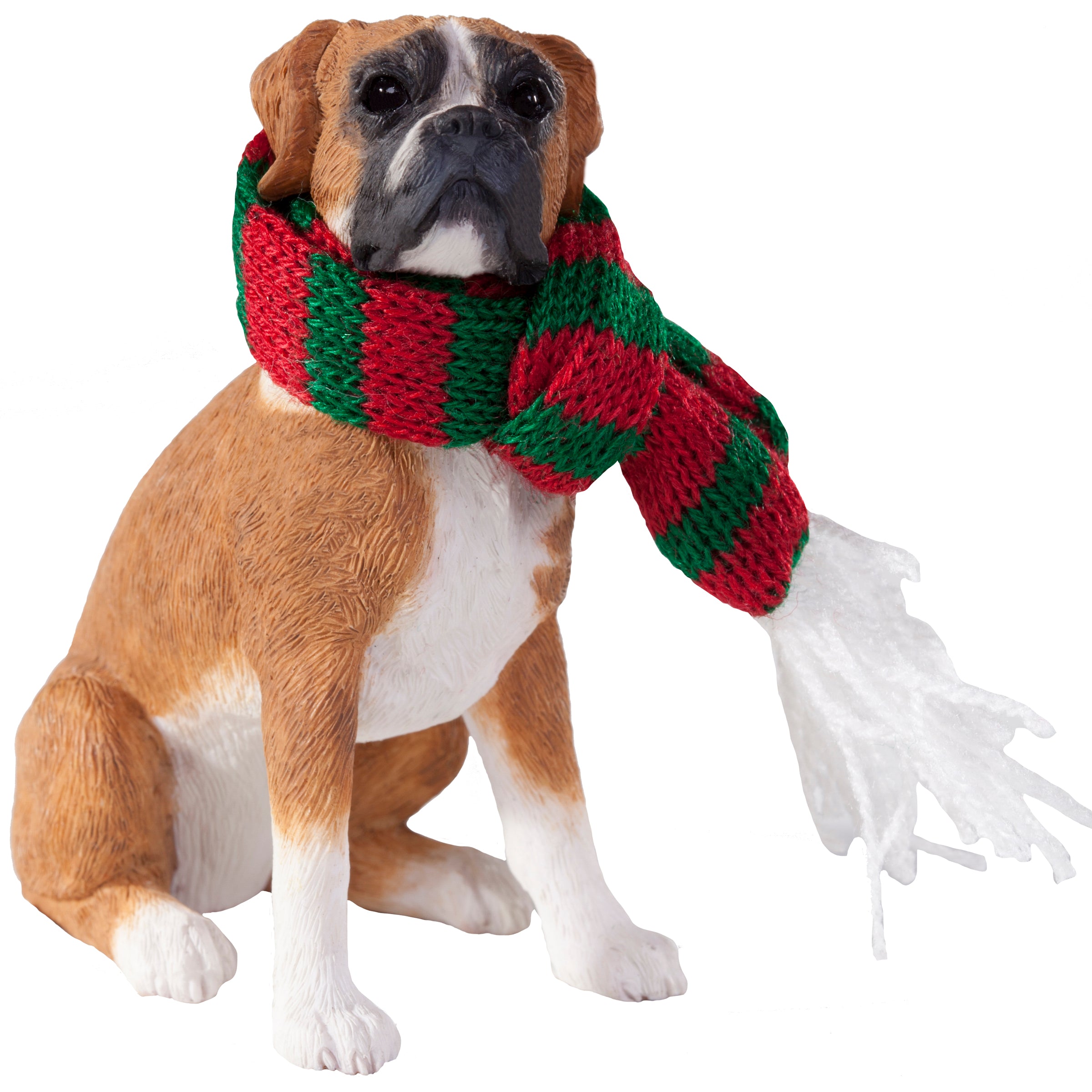 Premium Fawn Boxer Christmas Tree Ornament - Ultimate Gift for Dog Lovers