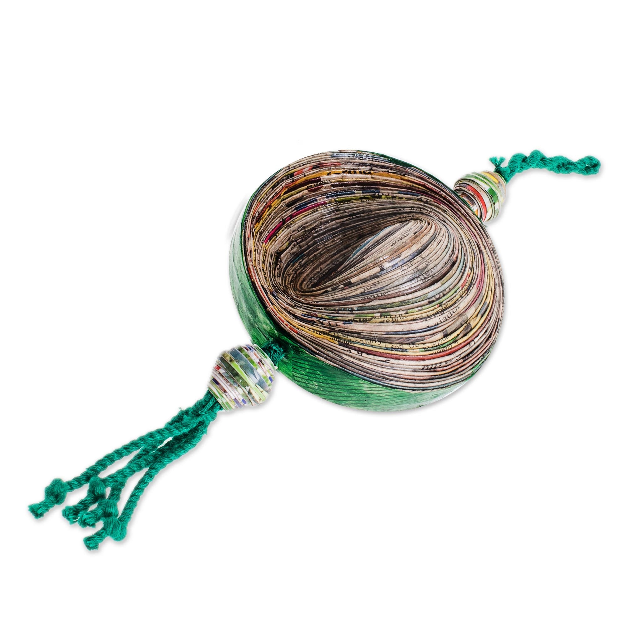 Premium Dancing Cosmos Recycled Paper Ornaments - Set of 4
