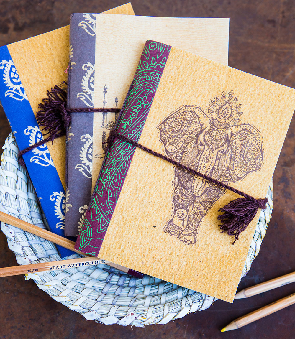 Premium Jaipur Elephant Travel Journal