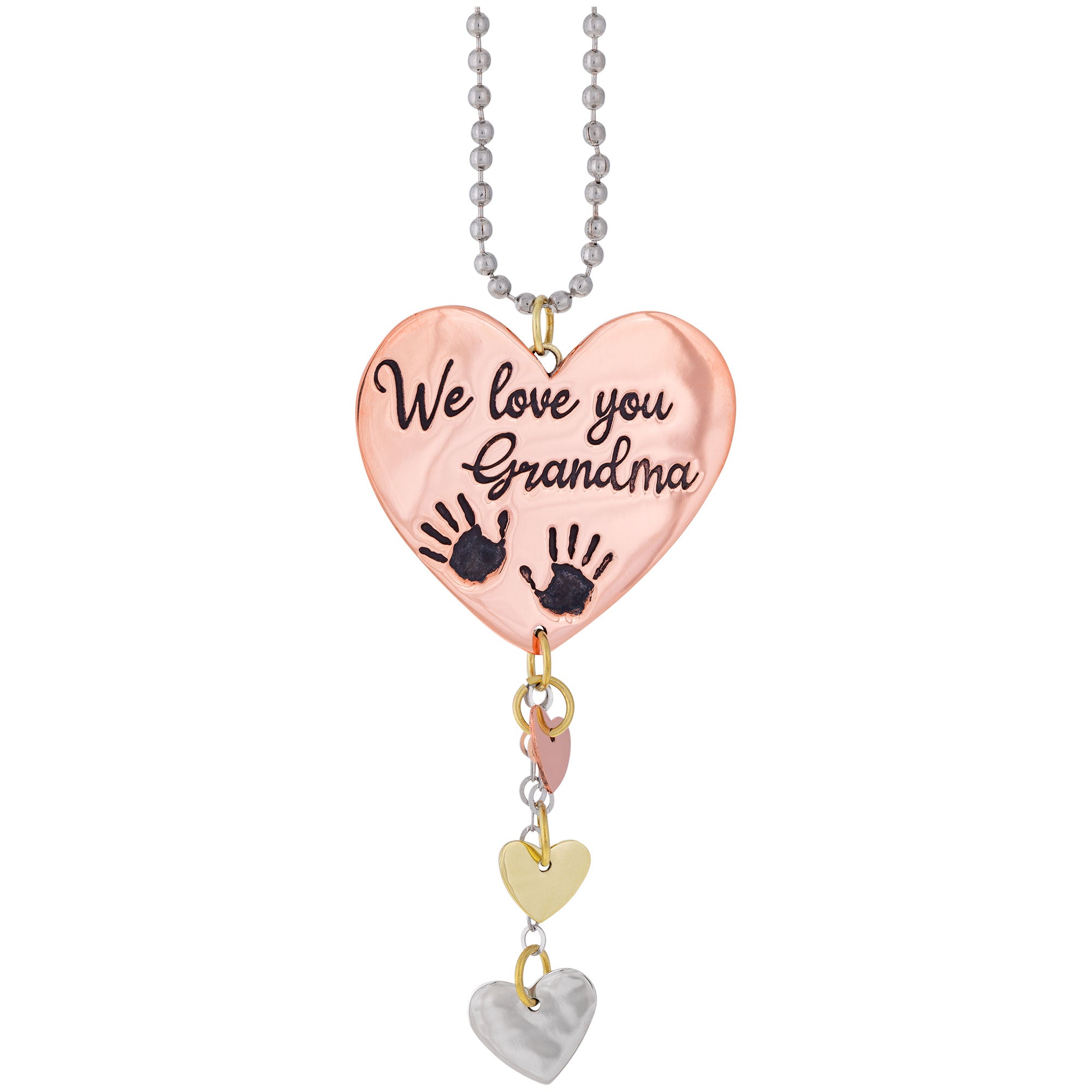 Premium Grandma Mixed Metal Car Charm - Ultimate Gift for Grandmothers