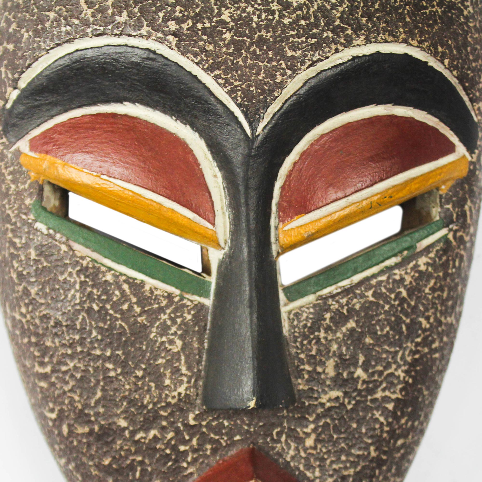 Premium Ethiopian Berber Wood Mask - Faadi
