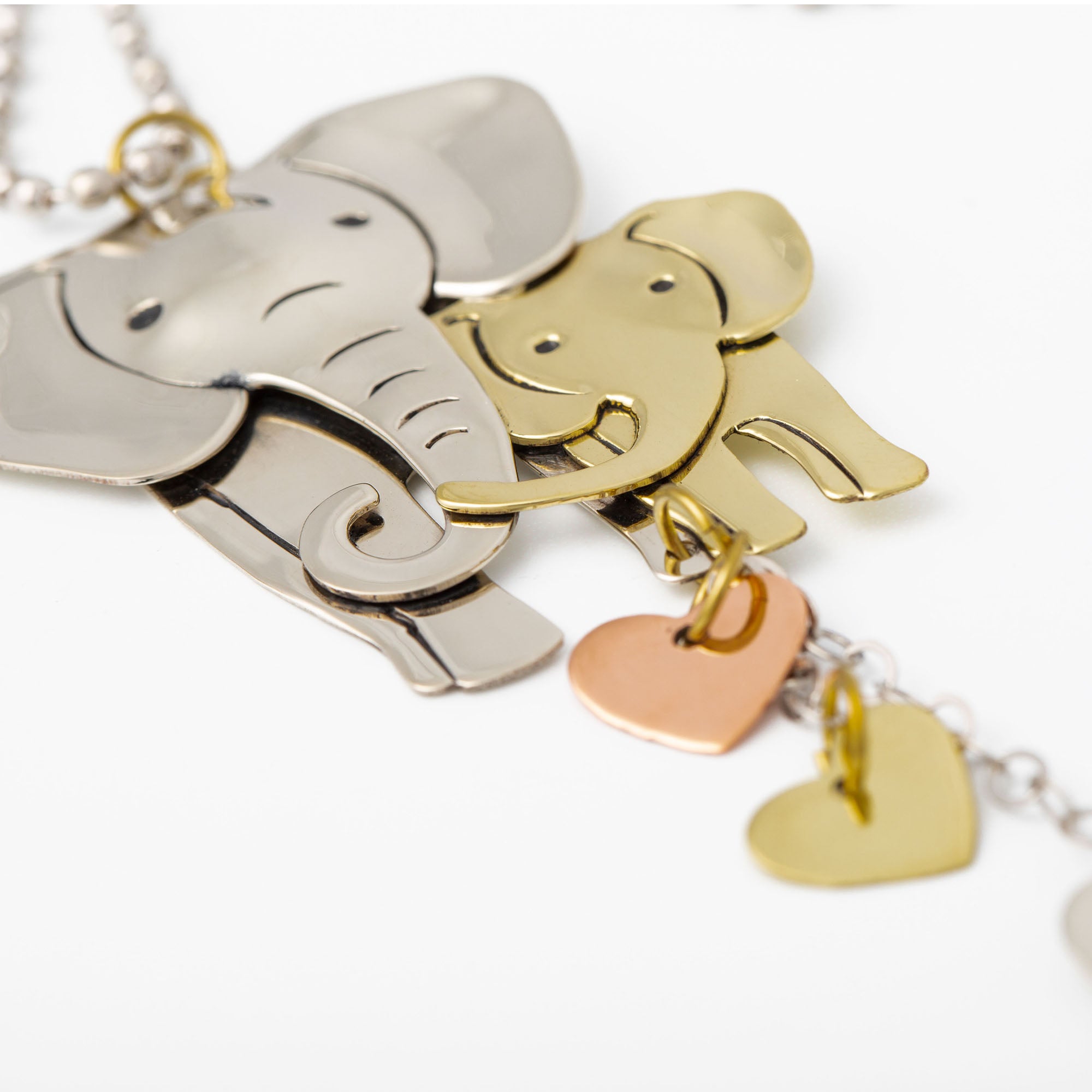 Premium Wildlife Wonder Mixed Metal Car Charm - Handcrafted in Mexico