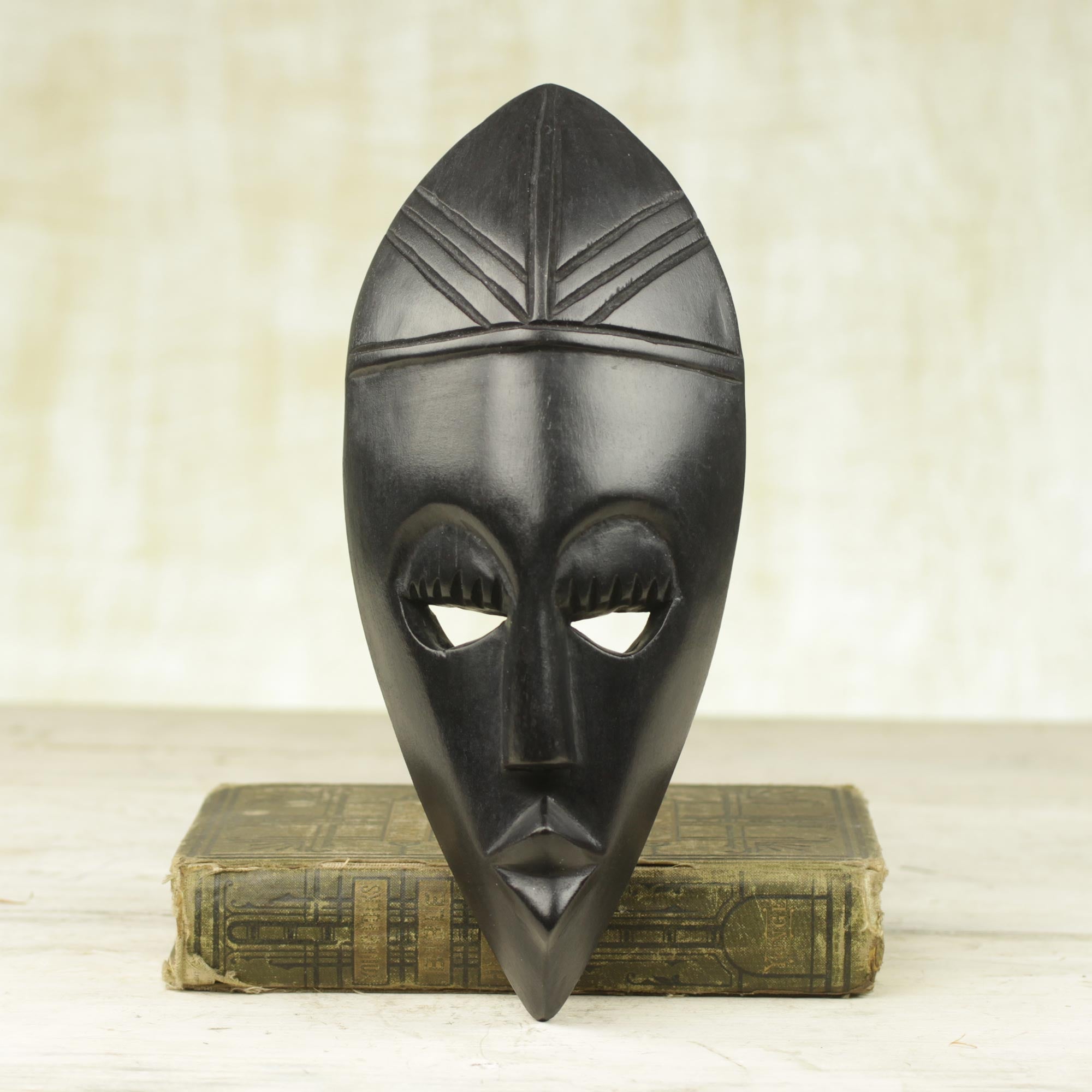 Premium African Wood Mask by Nana Frimpong