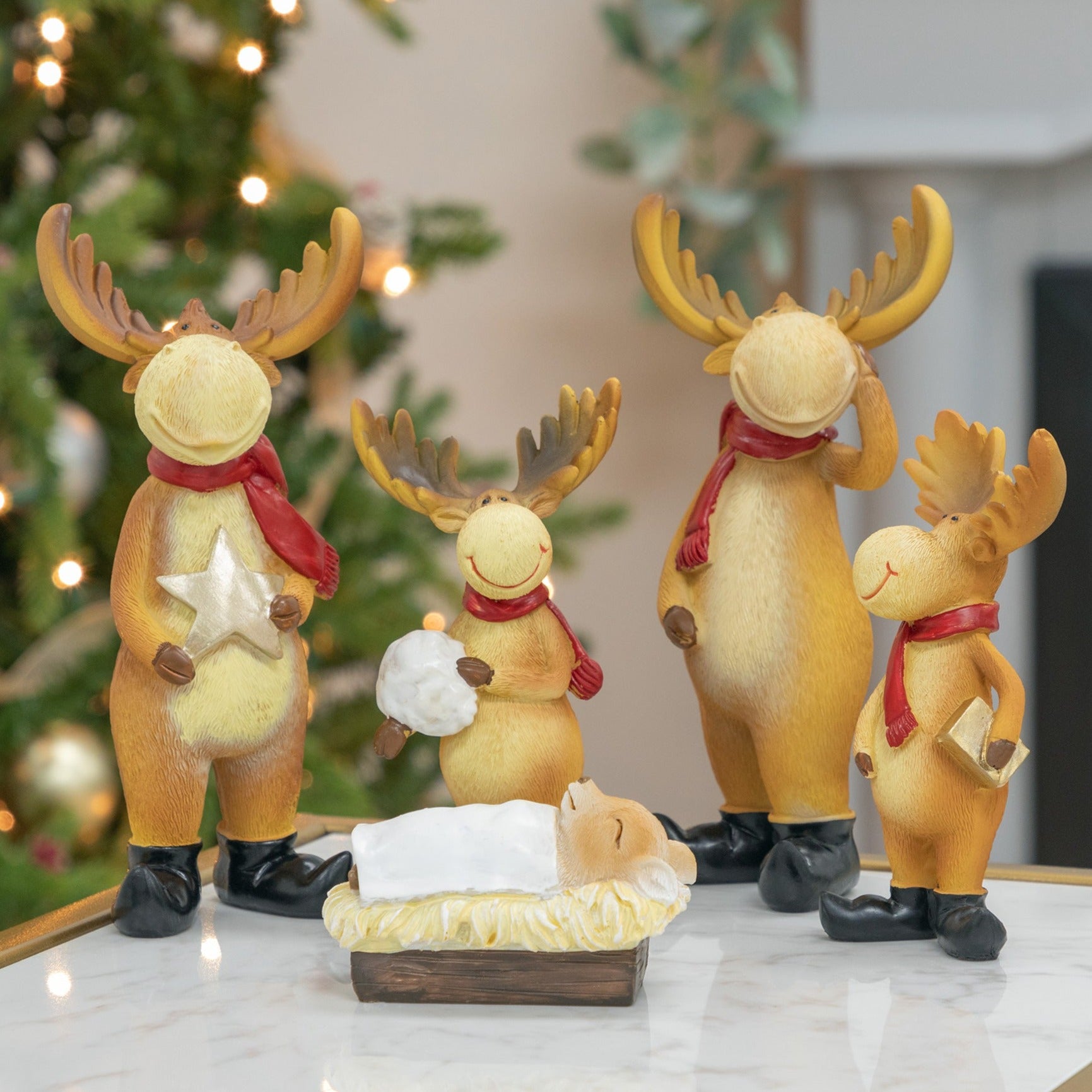 Ultimate Animal Nativity Set - Premium Resin Craft