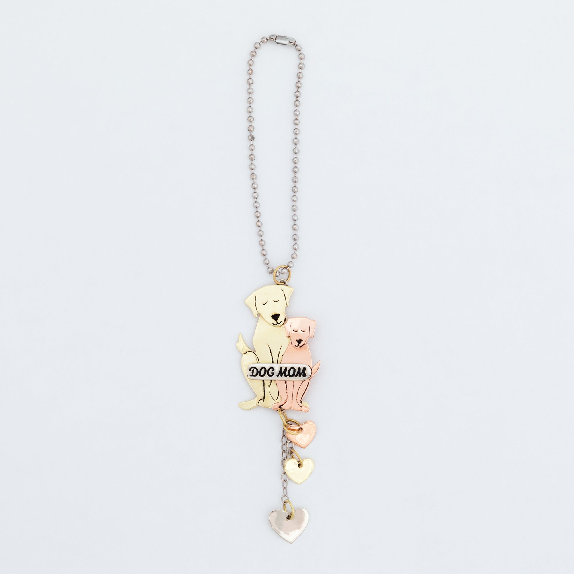 Premium Pet Parent Mixed Metal Car Charm - Ultimate Car Accessory