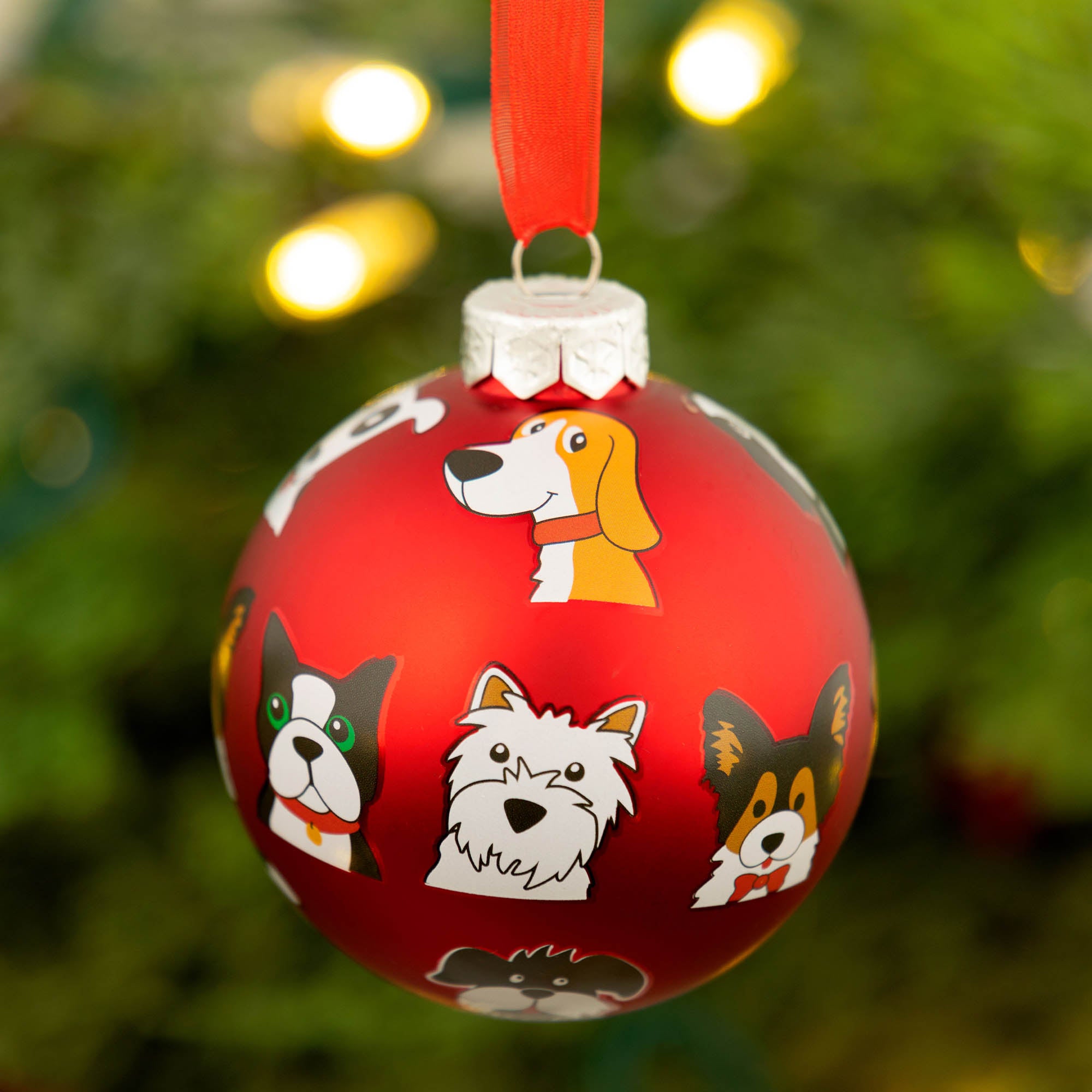 Premium Pet Portrait Glass Ornament - Cherish Your Furry Friends