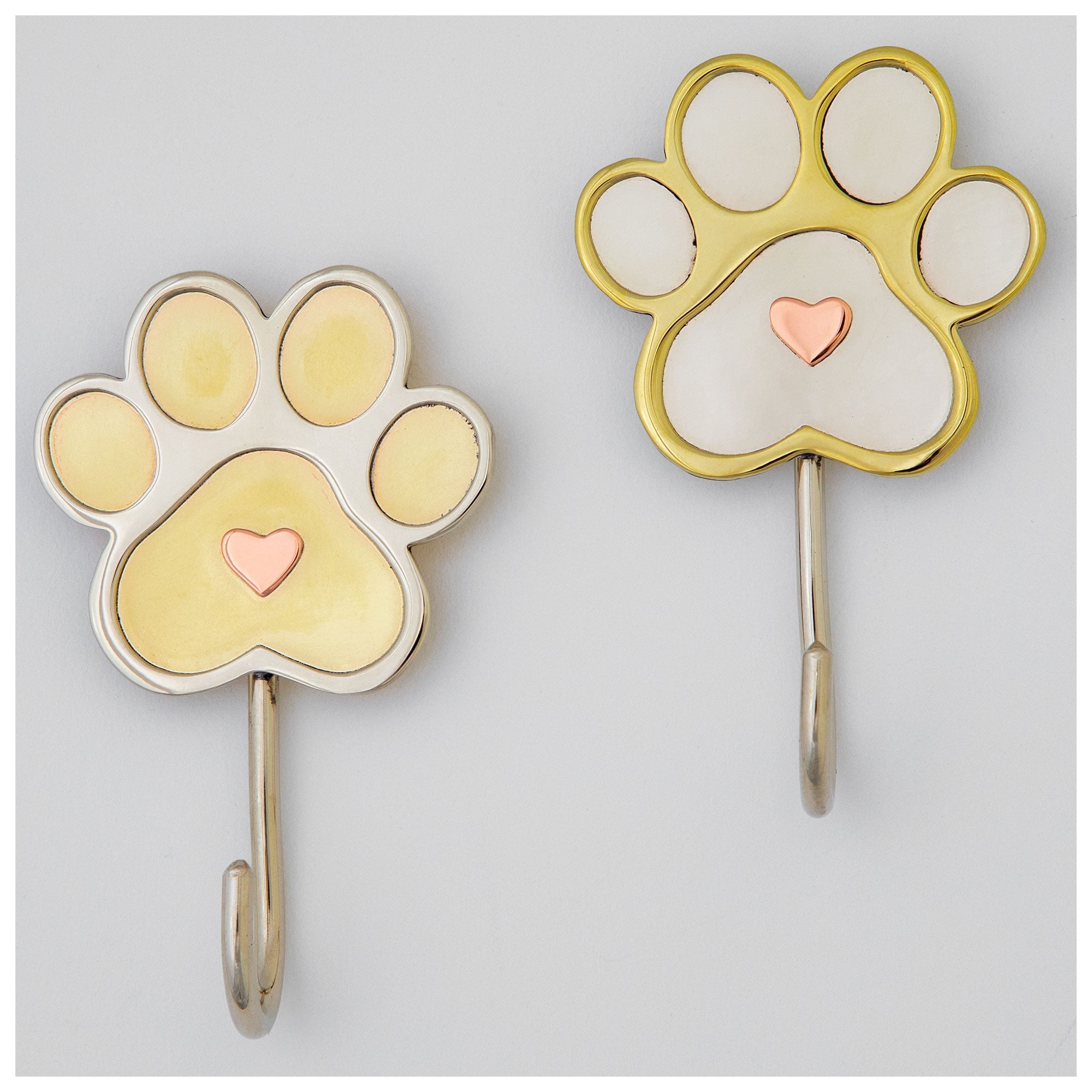 Premium Paw Print Metal Hook Set - Ultimate Home Decor Upgrade