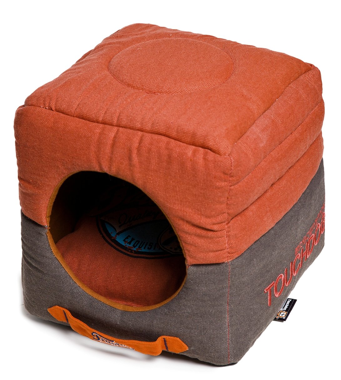Touchdog® Ultimate Convertible Vintage Dog House Bed