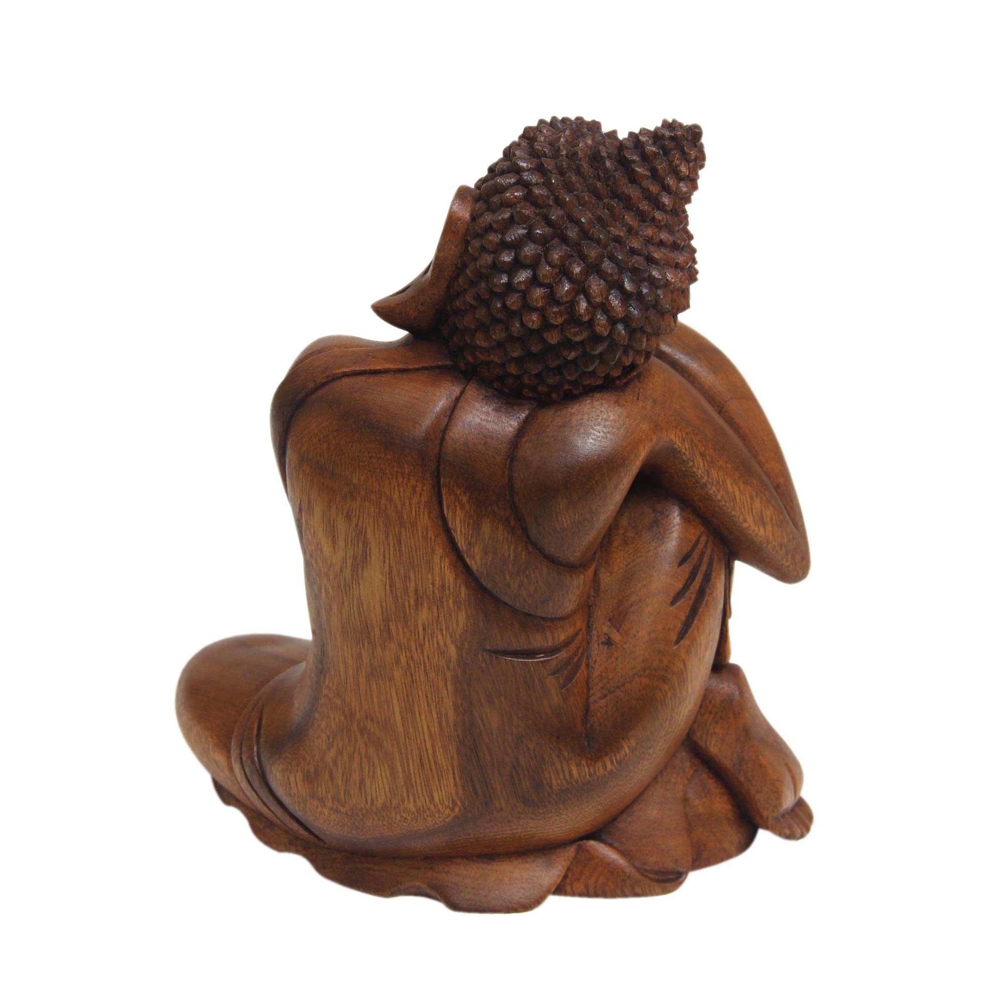 Premium Hand-Carved Buddha Statue - Ultimate Serenity in Suar Wood