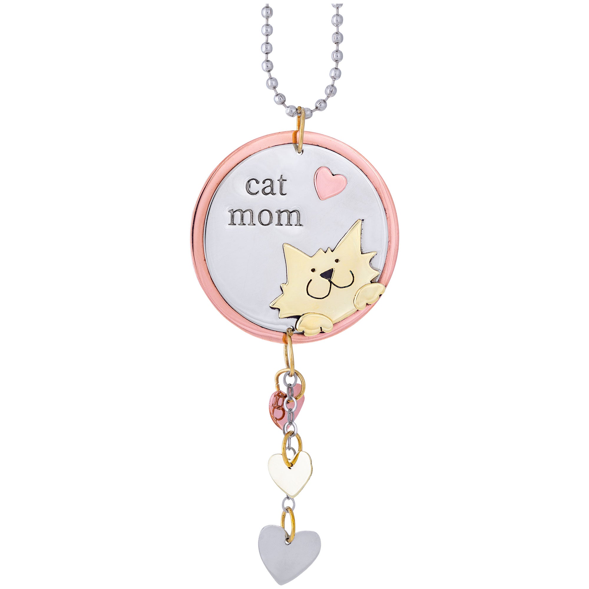 Premium Pet Parent Mixed Metal Car Charm - Ultimate Car Accessory