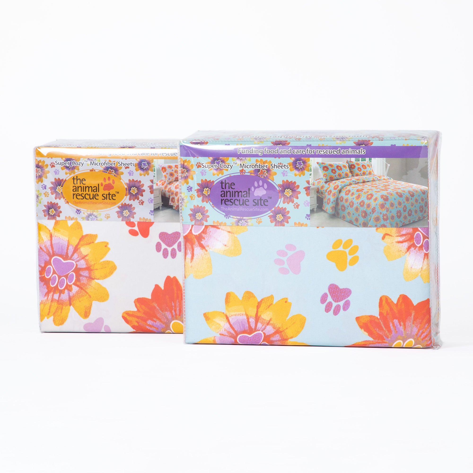 Premium Retro Paws Microfiber Luxury Sheet Set