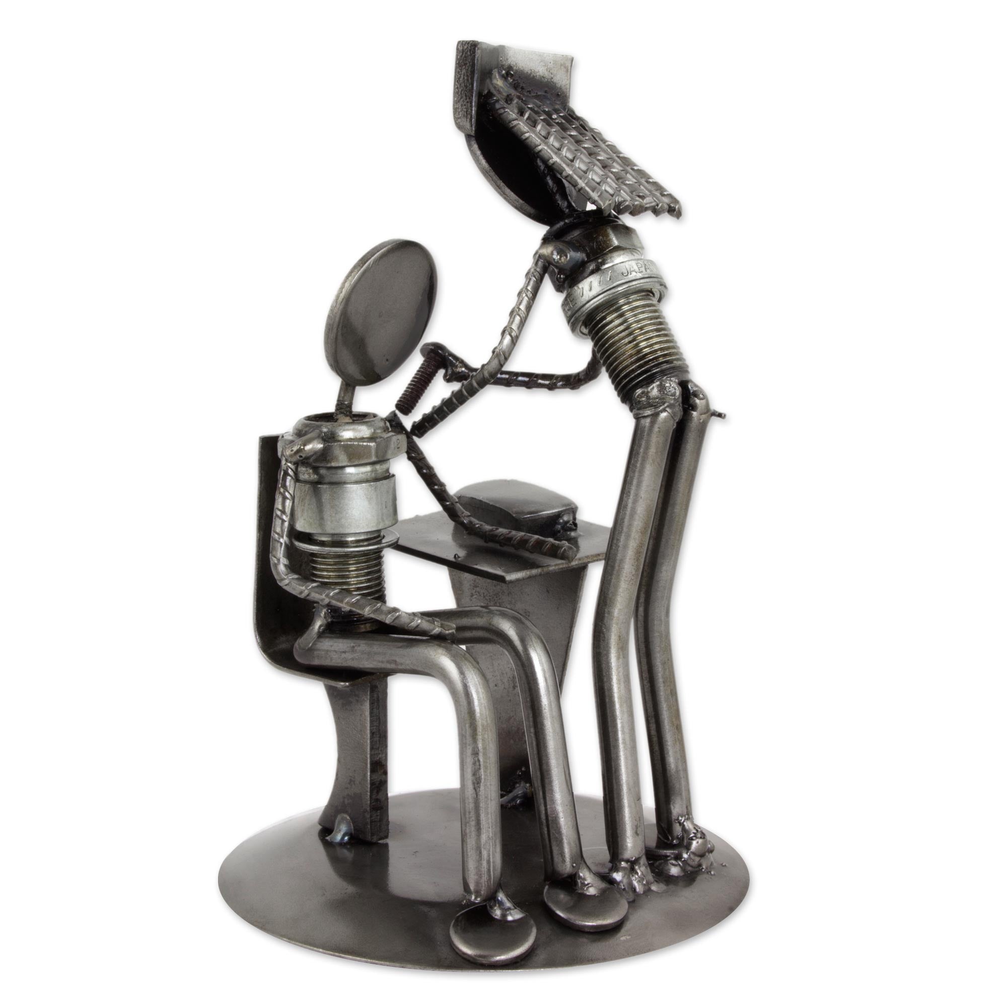 Premium Beloved Nurse Recycled Metal Sculpture