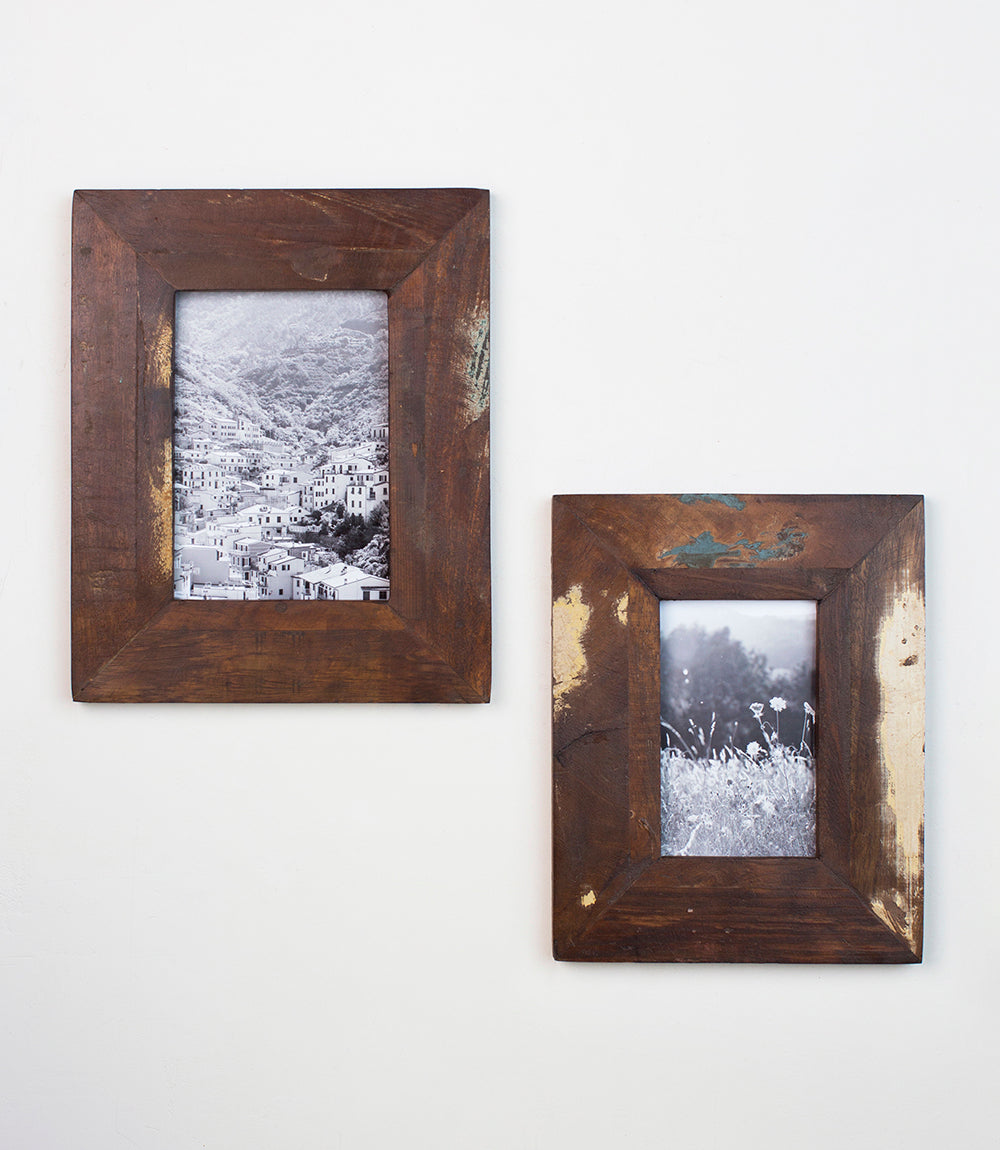 Premium Puri Beach House Photo Frame - Eco Chic Handmade Decor