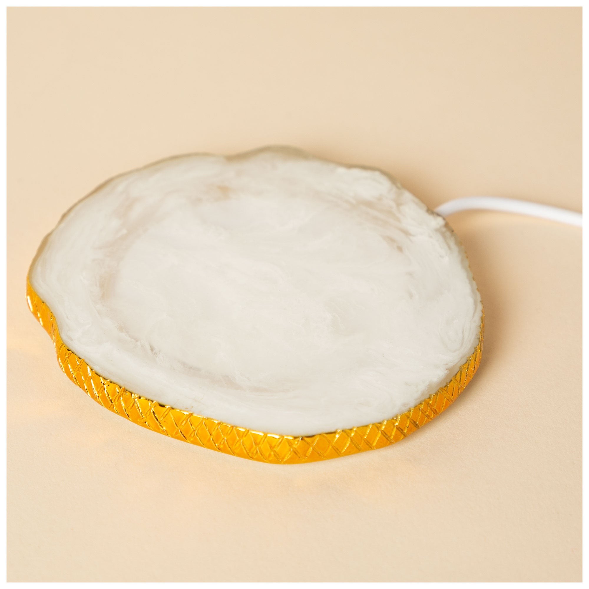 Premium Wireless Charging Agate Crystal Pad - Ultimate Style & Fast Charge