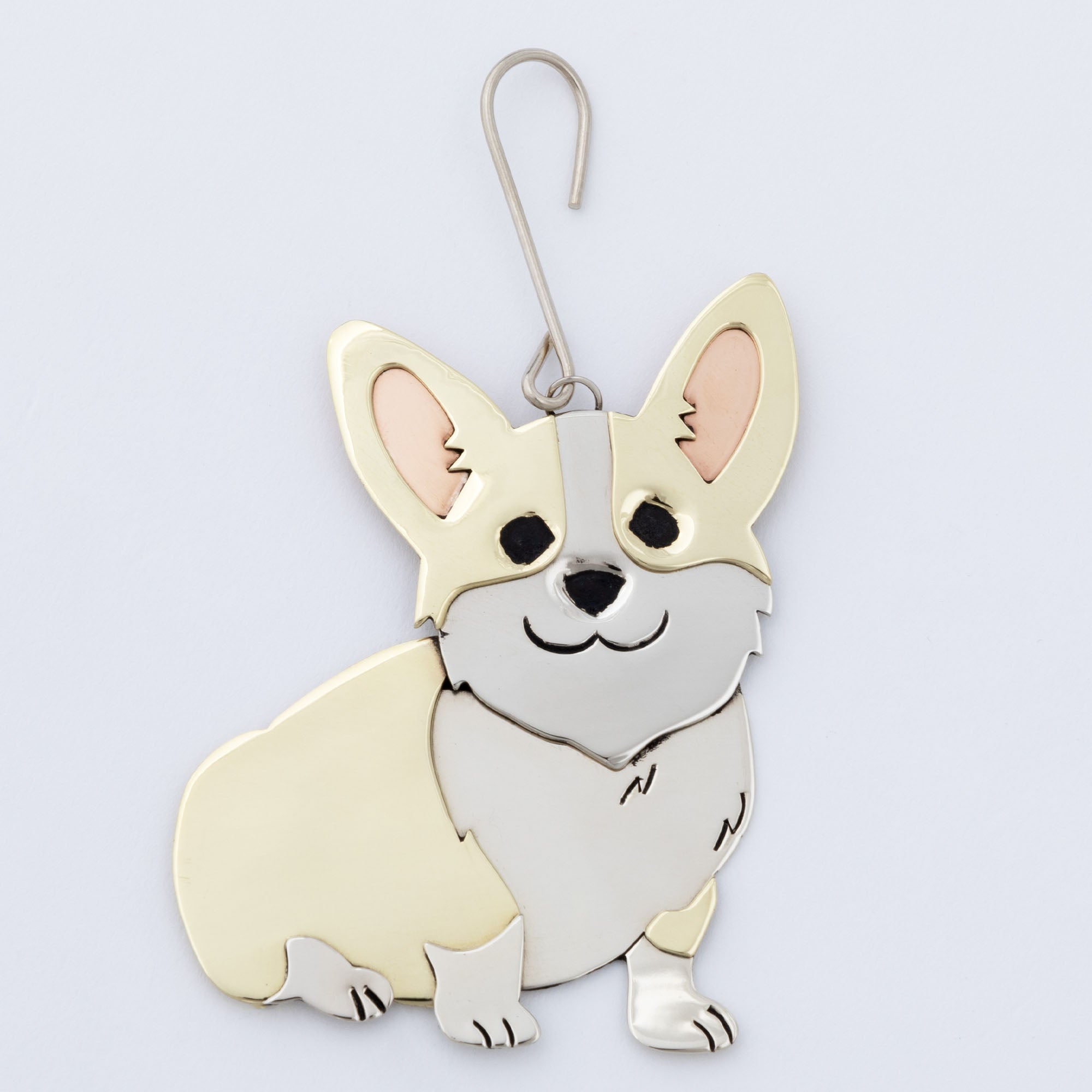 Premium Mixed Metal Dog Breed Ornament | Handmade Fair Trade Decor