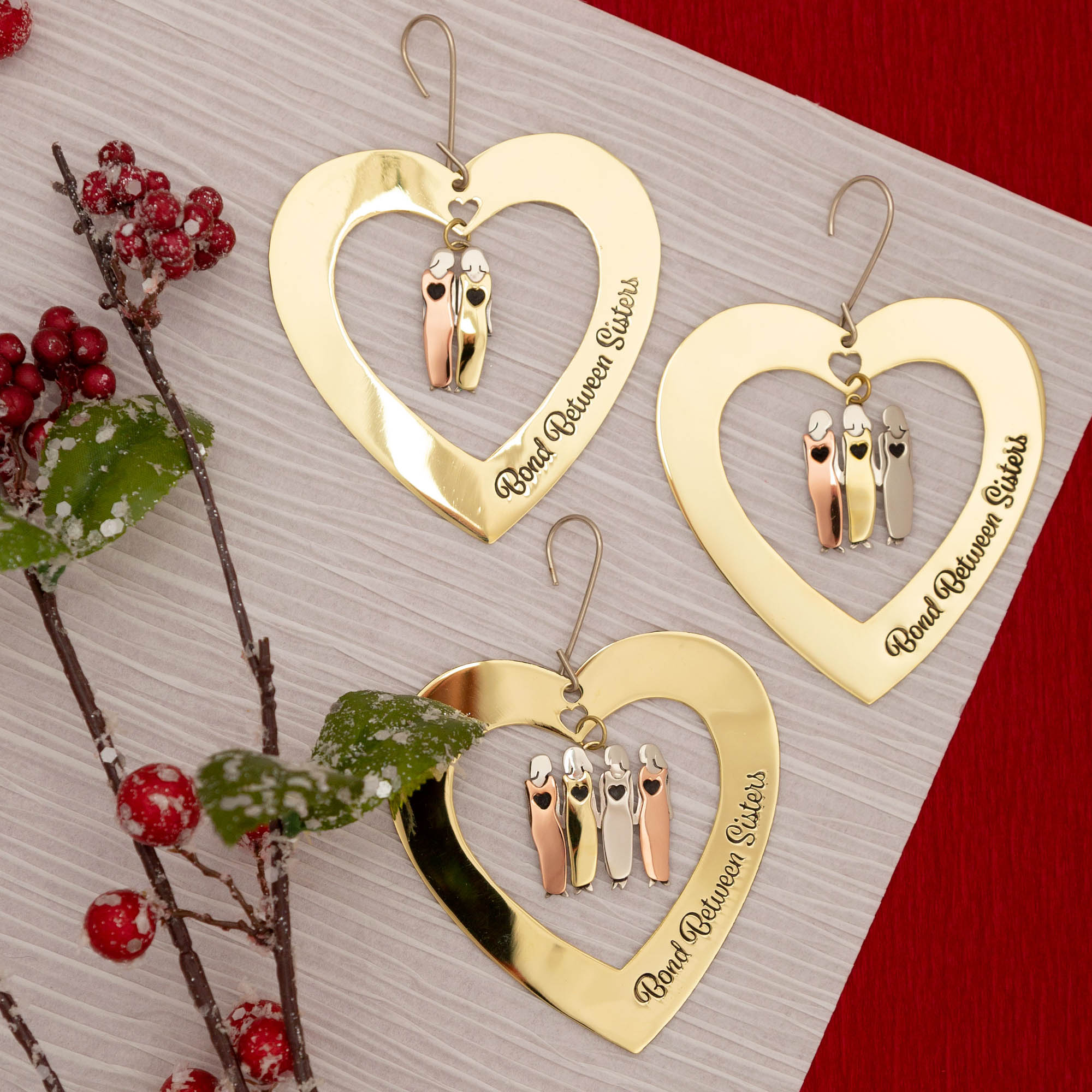 Premium Sisterhood Keepsake Ornament | Handmade & Fair Trade