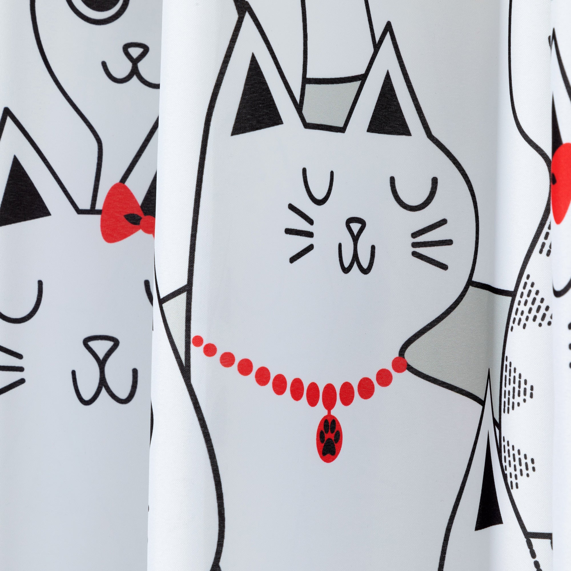 Premium Animal Lover's Shower Curtain Set with 12 Hooks - Upgrade Your Bathroom Decor