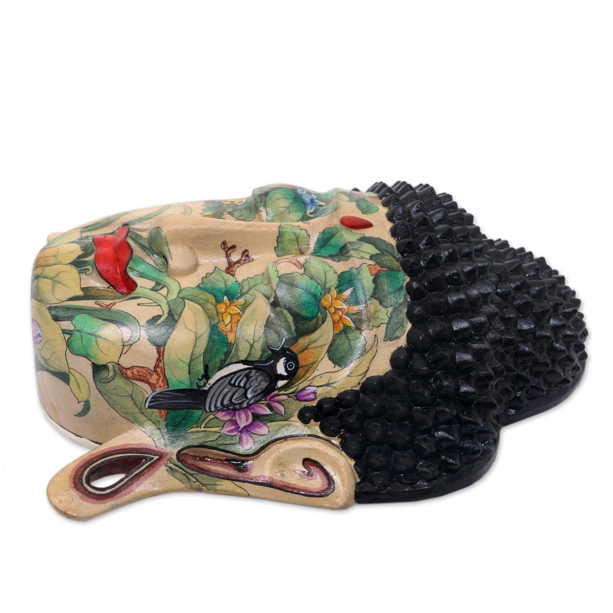 Premium Handcrafted Buddha Wood Mask