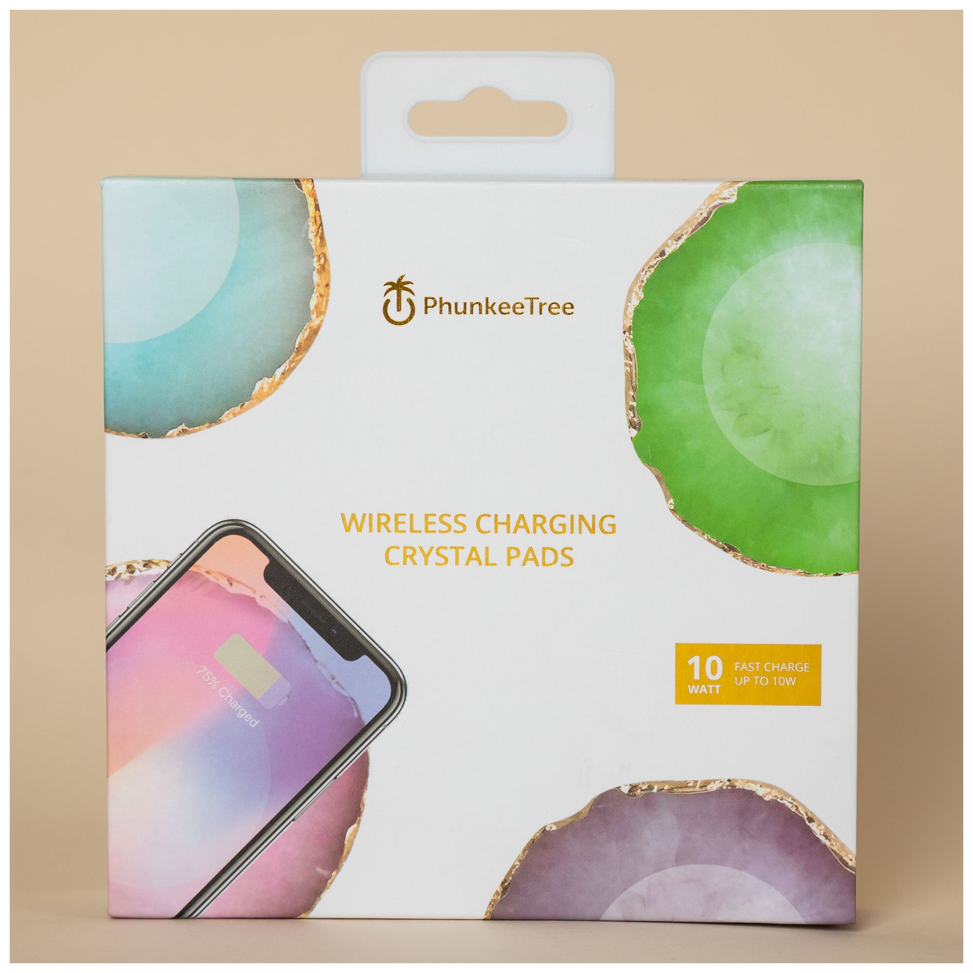 Premium Wireless Charging Agate Crystal Pad - Ultimate Style & Fast Charge