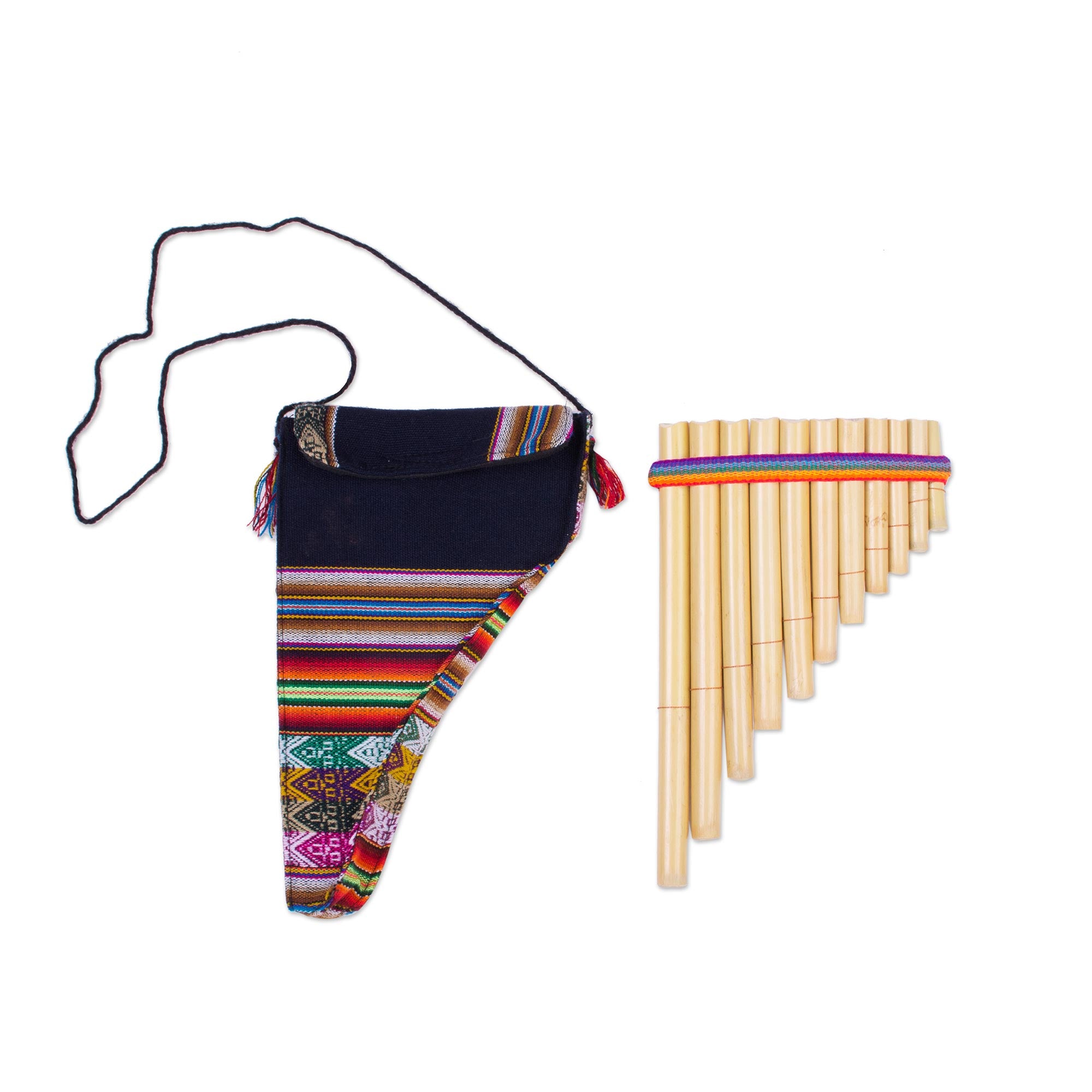 Premium Andean Panpipe - Handcrafted Woodwind Instrument