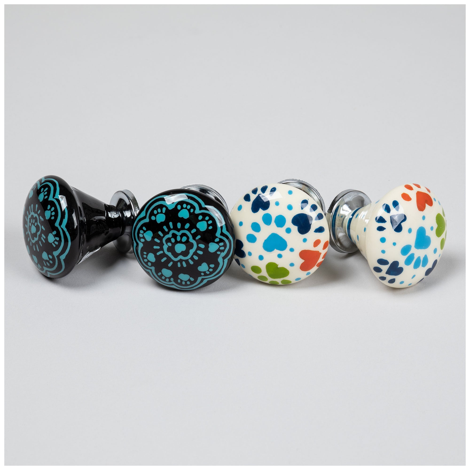 Premium Hand-Painted Iron Knobs - Set of 2 for Stylish Upgrades