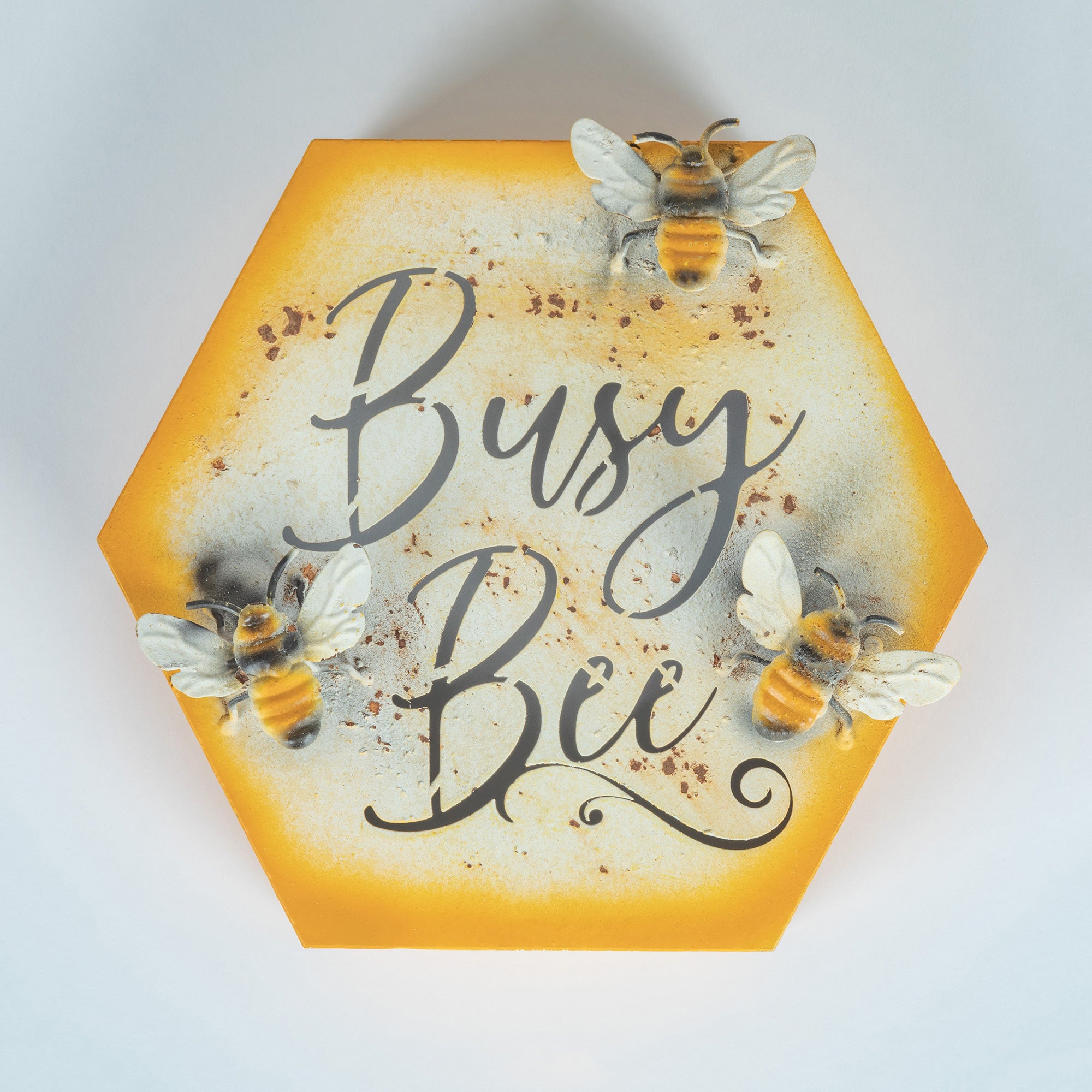 Premium Honeycomb Bee Garden Wall Art