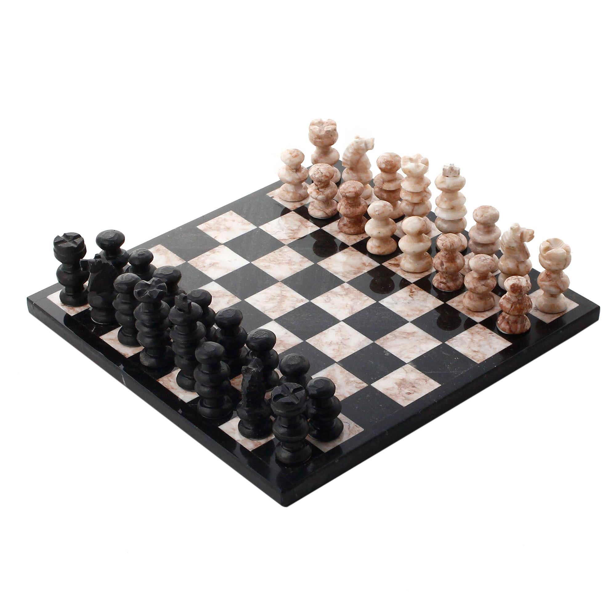 Premium Marble Chess Set - Handcrafted Luxury Edition