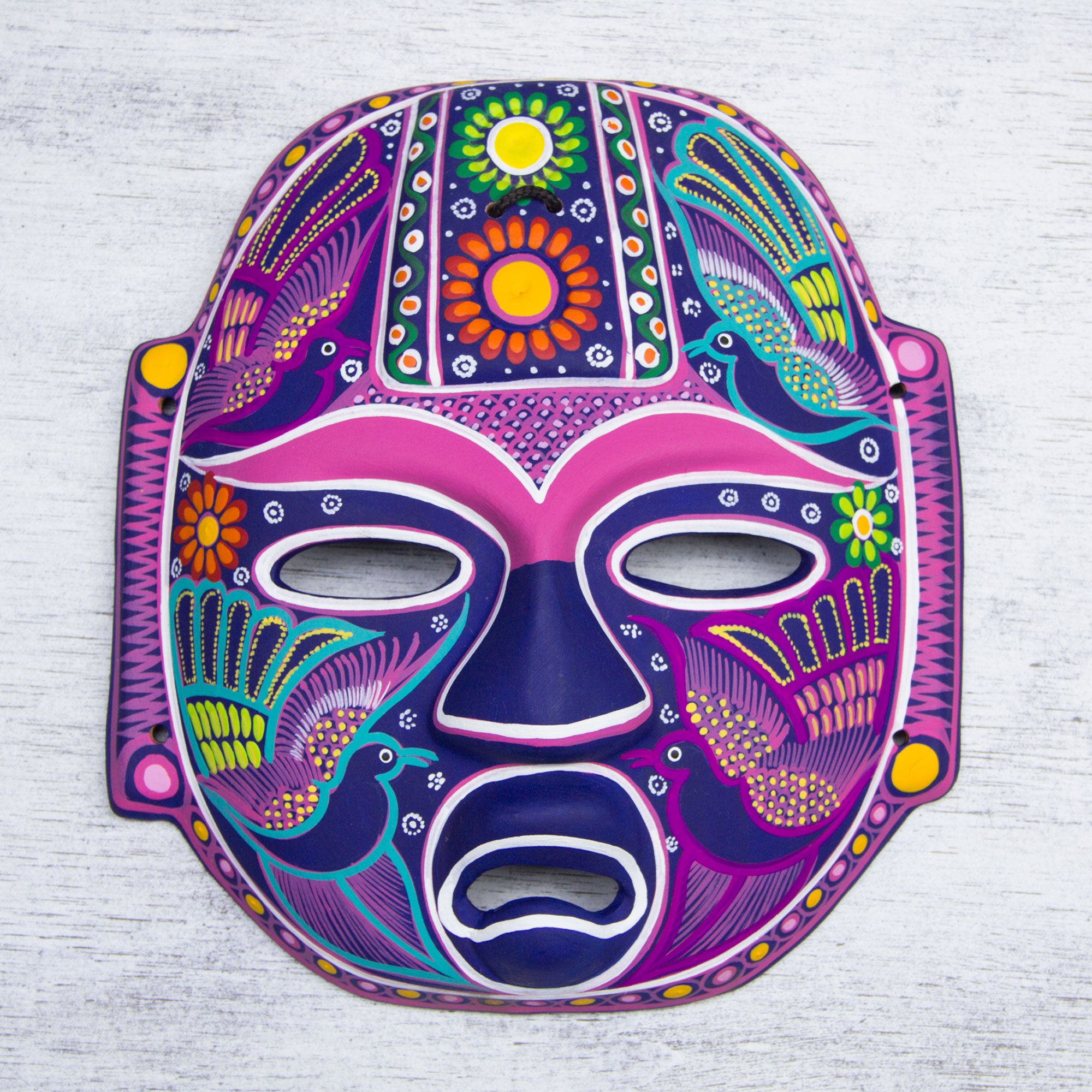 Premium Olmeca Animal Ceramic Wall Mask - Handmade in Mexico