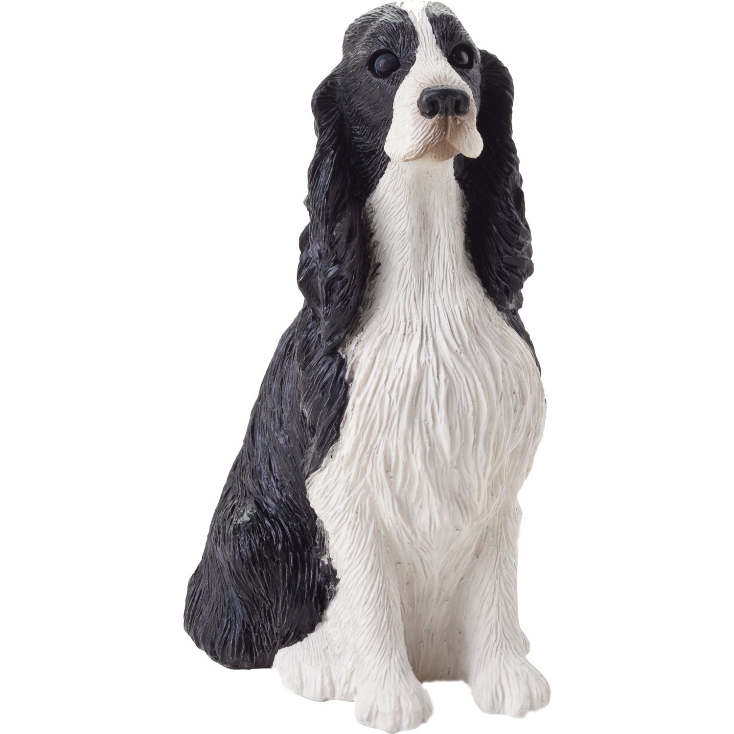 Premium Springer Spaniel Dog Sculpture - Handcrafted Realism